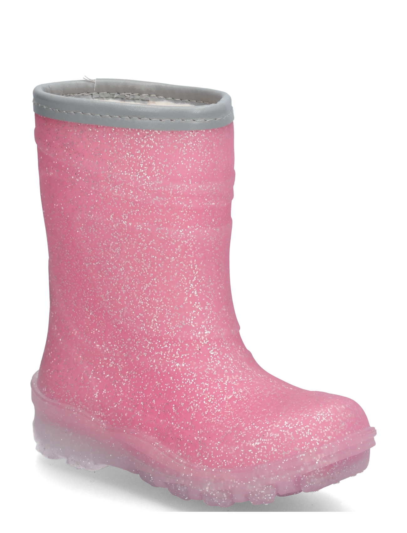 Exani BREEZY K - High rubberboots - PINK/GLITTER / pink/rose
