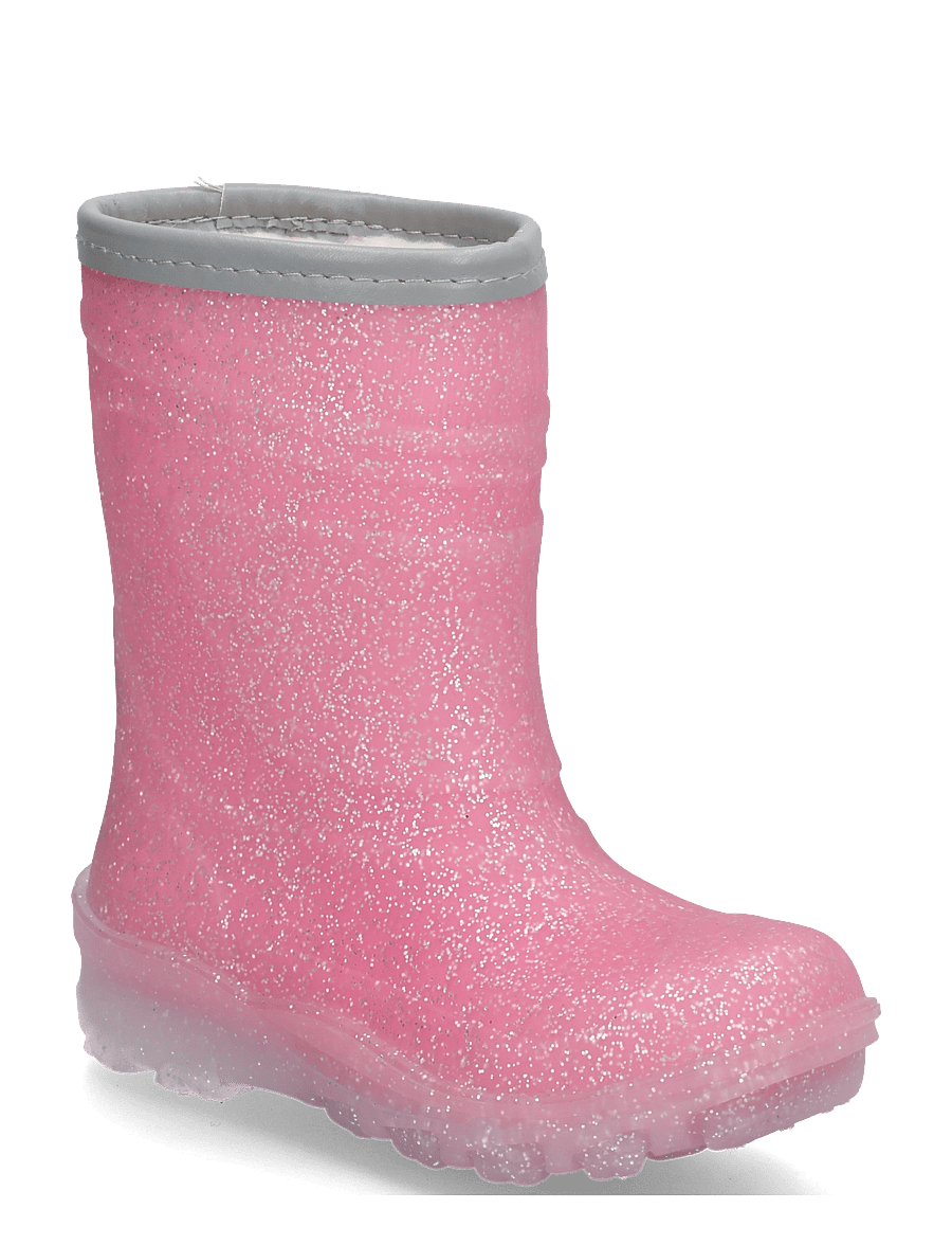 Exani - BREEZY K - voodriga kummikud - pink/glitter - 0