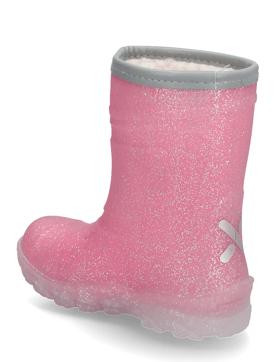 Exani - BREEZY K - voodriga kummikud - pink/glitter - 1