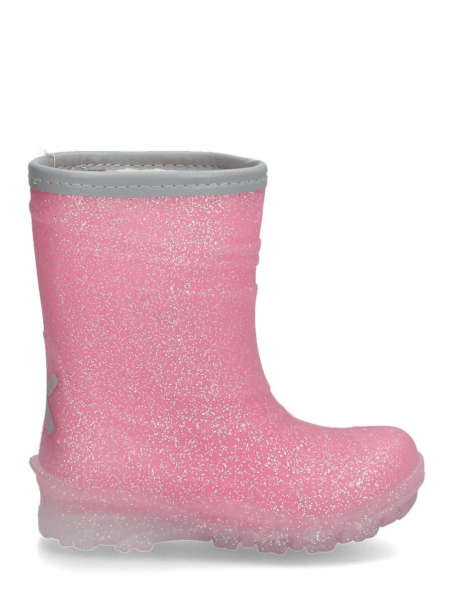 Exani - BREEZY K - voodriga kummikud - pink/glitter - 2