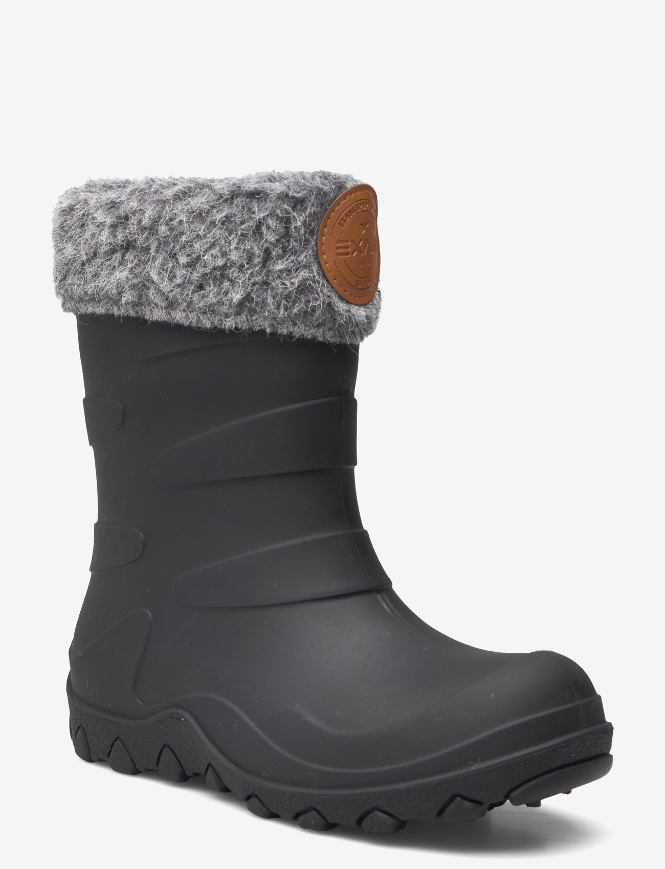 Exani - SIGGE JR - gefütterte gummistiefel - black - 0