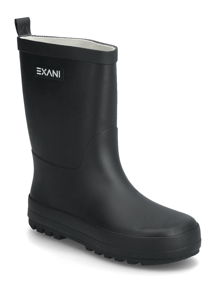Exani - ROLLER JR - ungefütterte gummistiefel - black - 0
