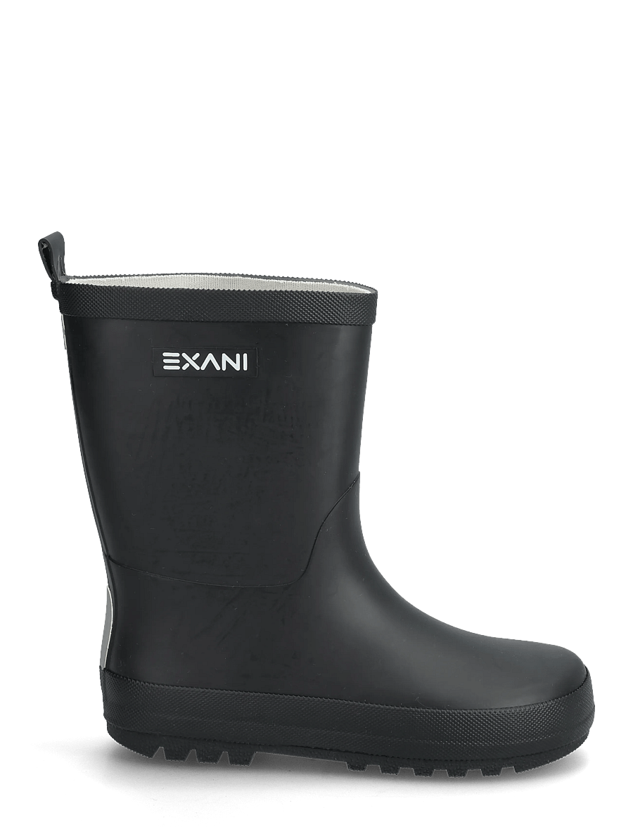 Exani - ROLLER JR - ungefütterte gummistiefel - black - 1