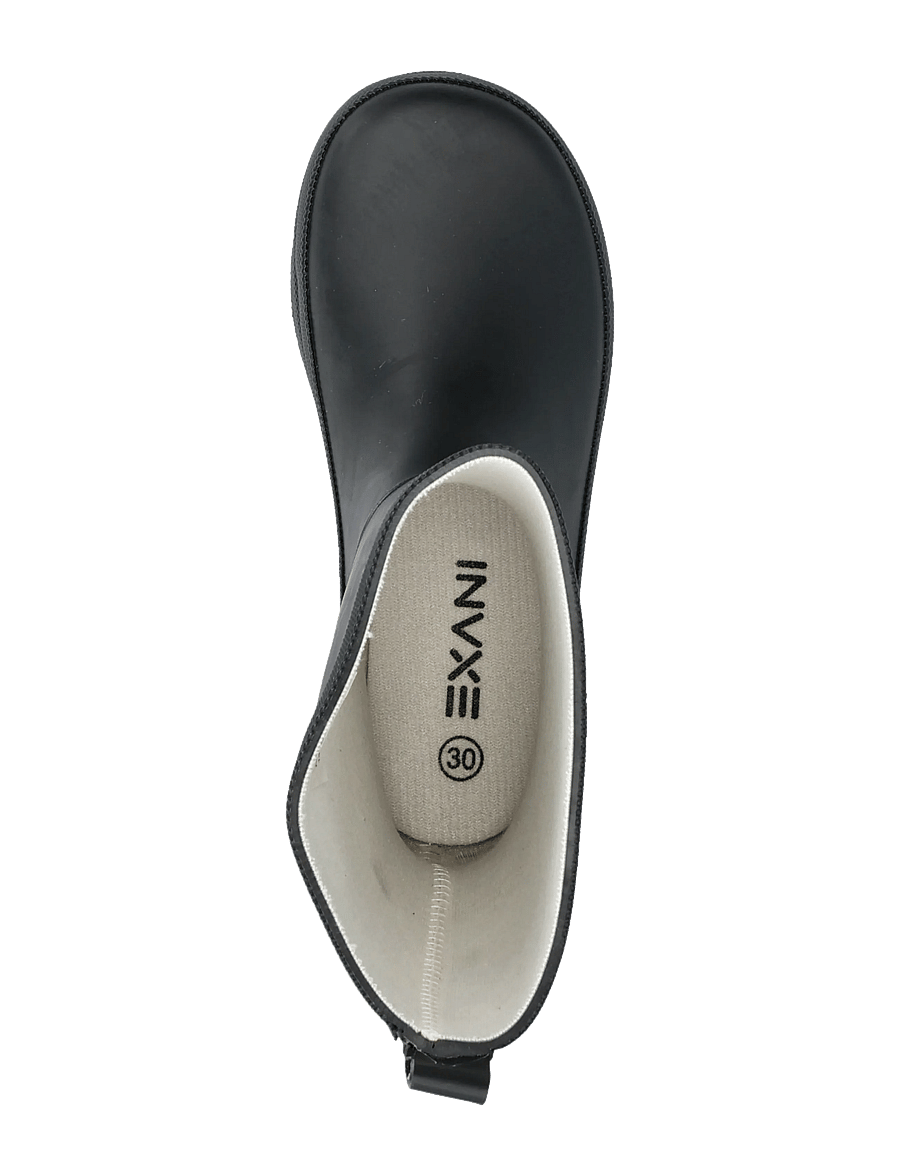 Exani - ROLLER JR - ungefütterte gummistiefel - black - 3