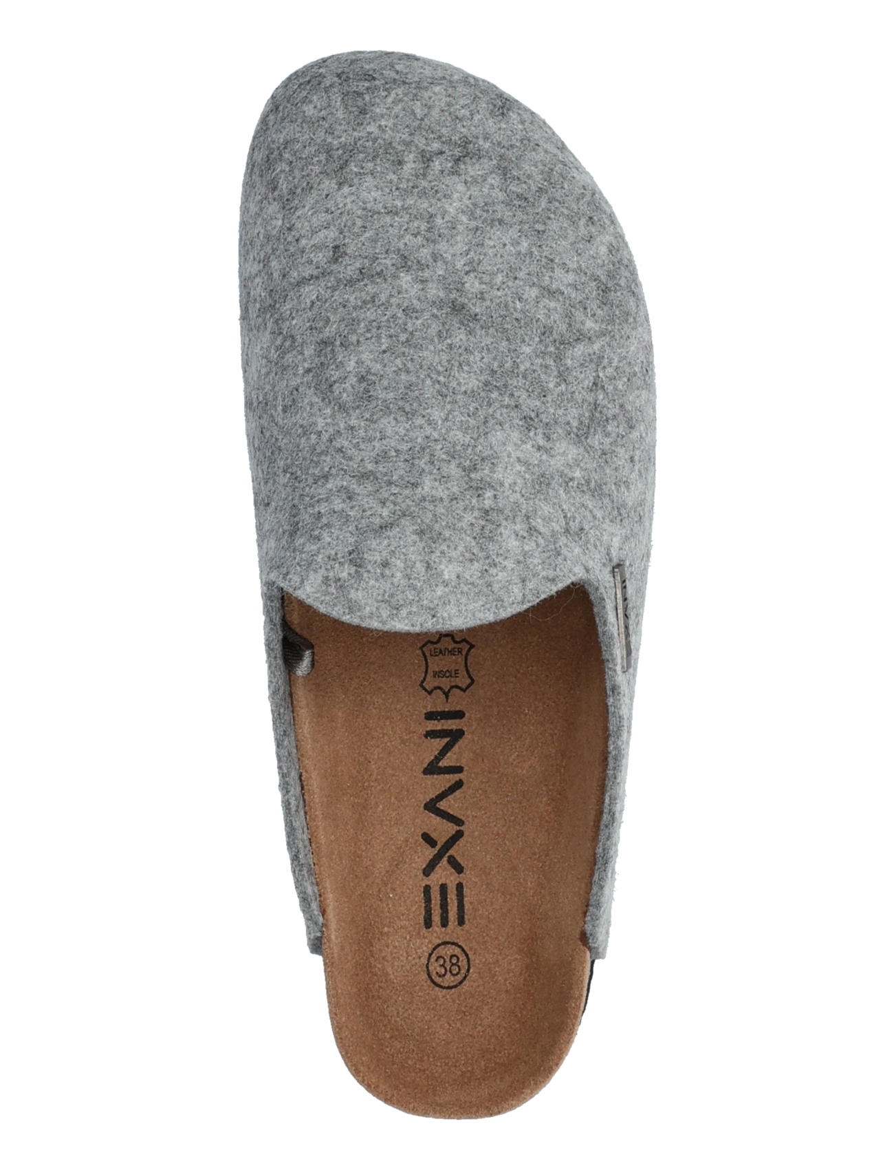 Exani - FELT SLIPPER W - kvinder - light grey - 3