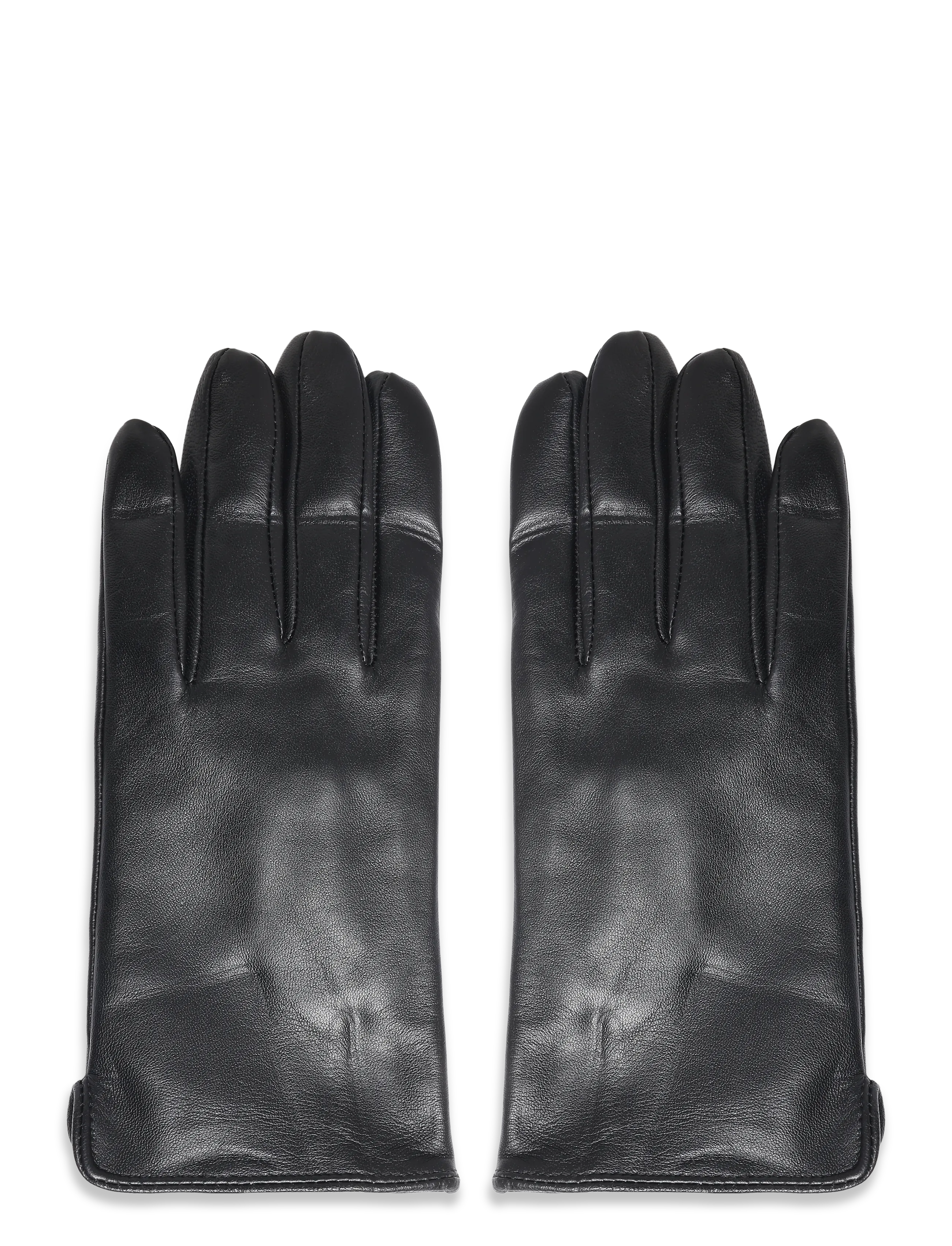 Exani LEATHER GLOVES W - Huer & Handsker - BLACK / black