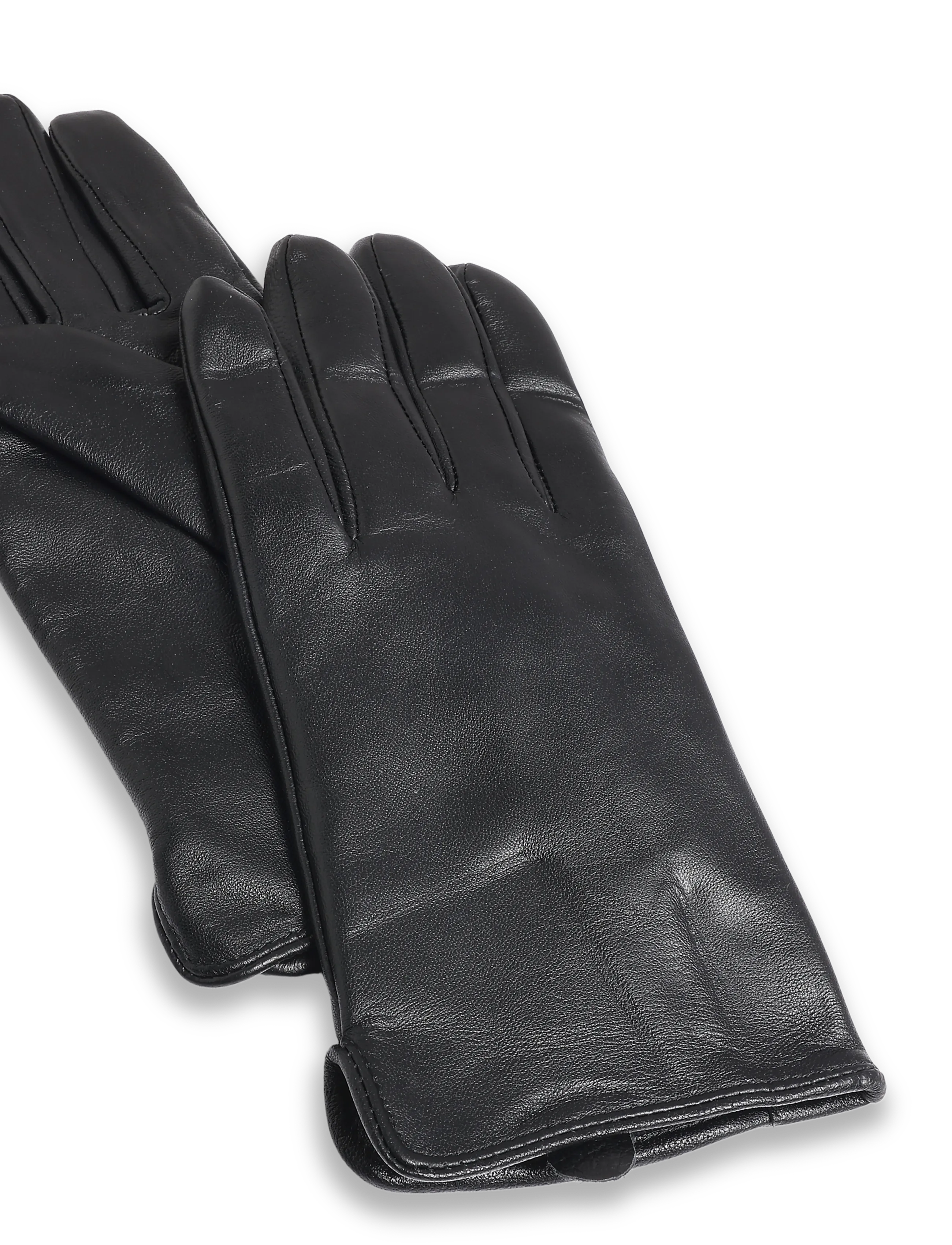 Exani - LEATHER GLOVES W - accessories - black - 2