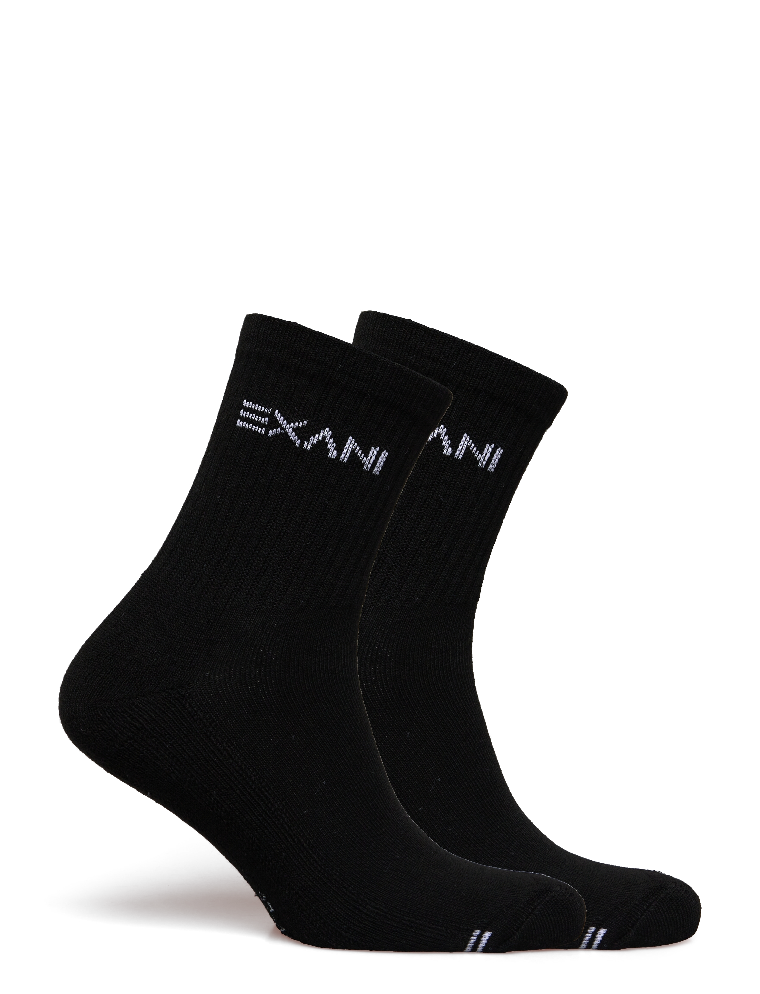 Exani - REGULAR CUT SOCK 2-PACK W - laveste priser - black - 1