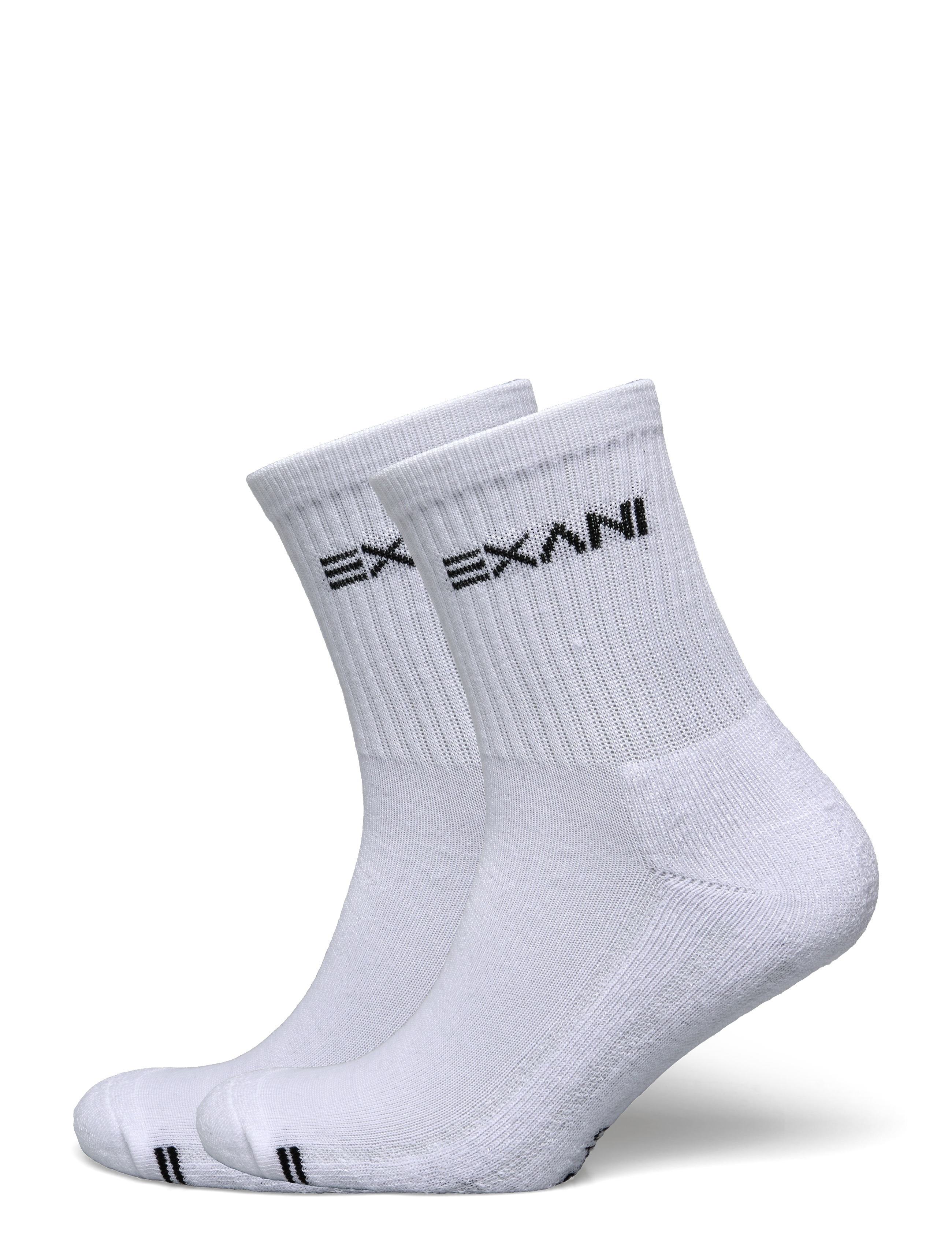 Exani REGULAR CUT SOCK 2-PACK W - Undertøj - WHITE / white
