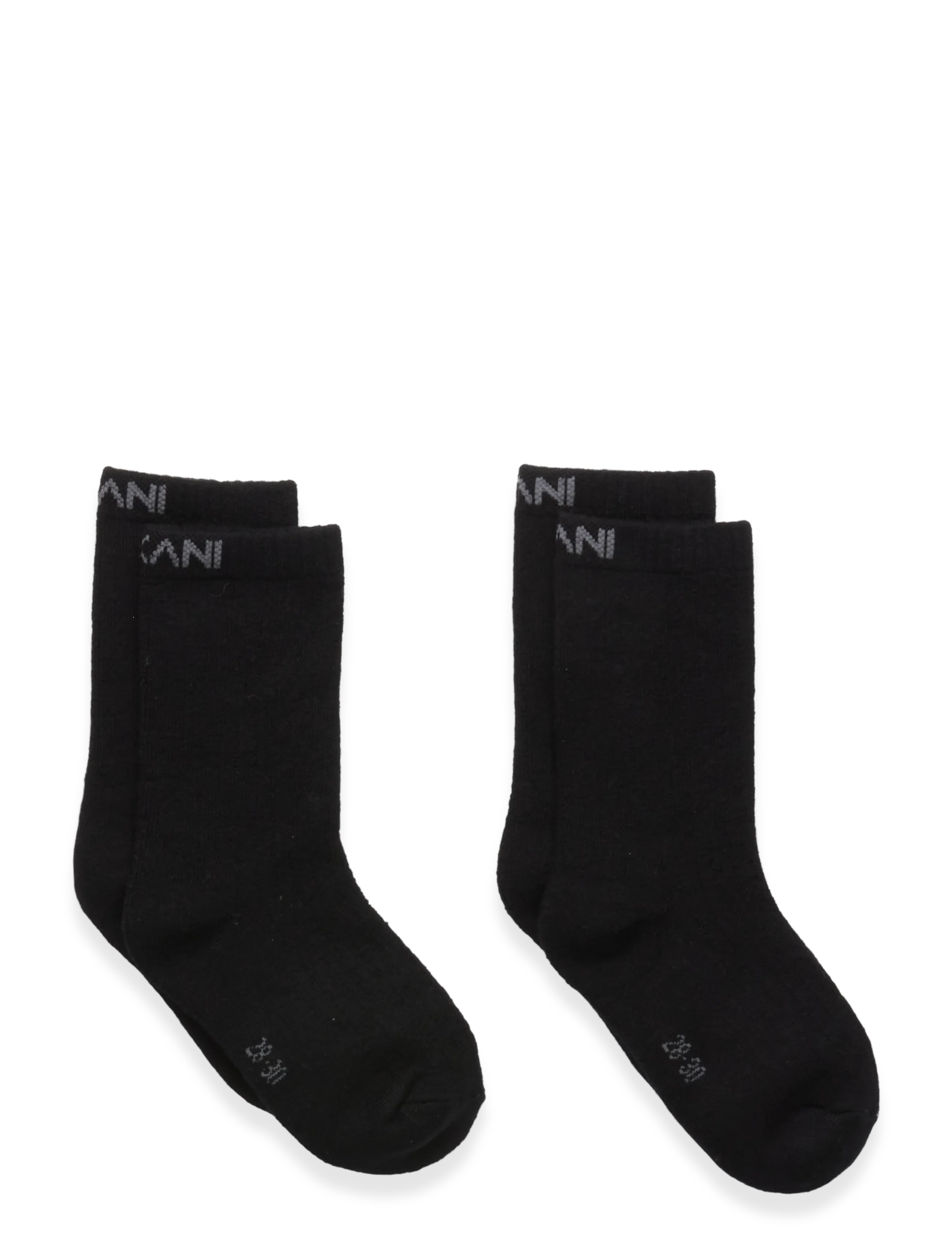 EXANI Ullstrumpa 2-Pack Jr Schwarz - 28-30 - Kinder
