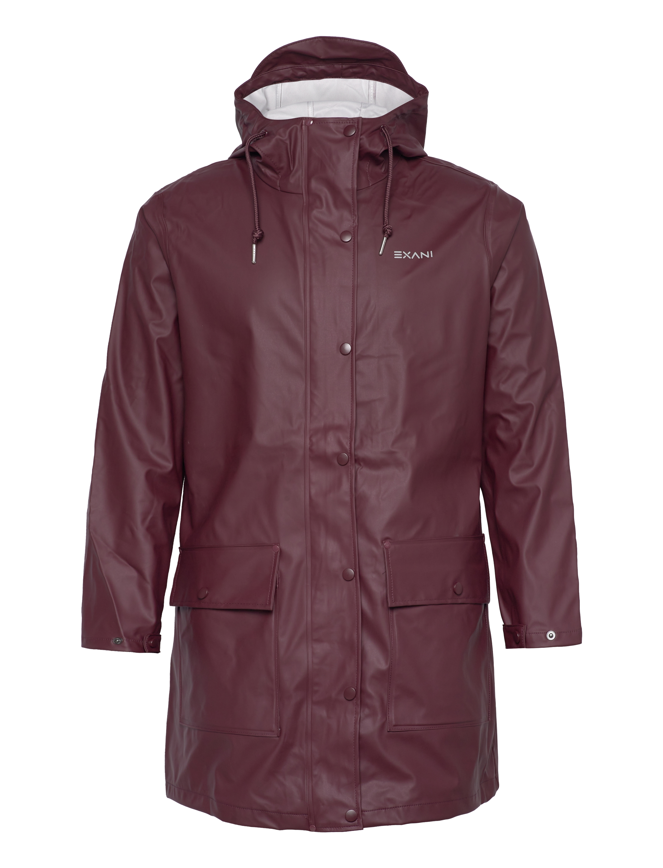 EXANI Regen Mantel W Burgundy - 38 - Damen
