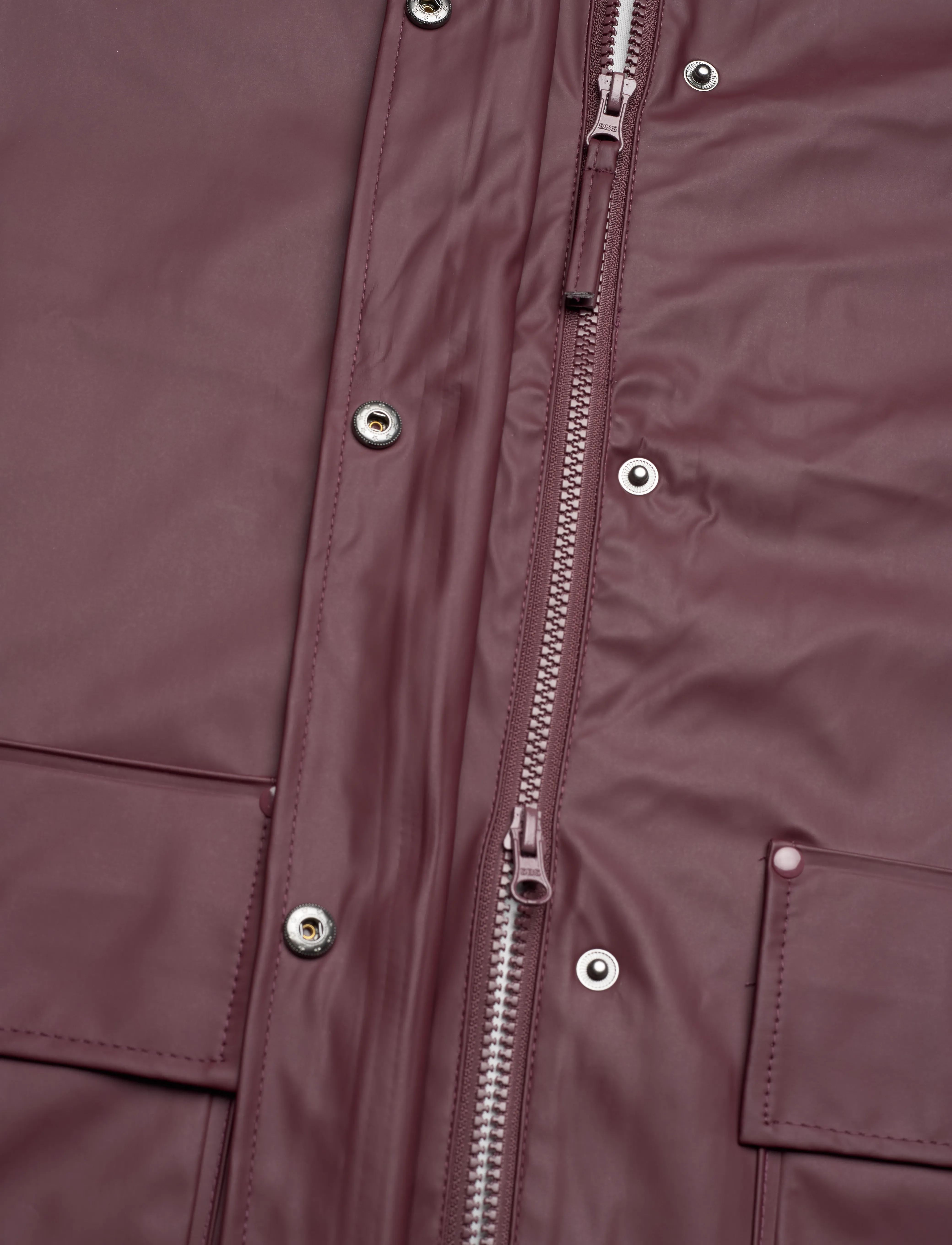 Exani - RAIN COAT W - jackets - burgundy - 3