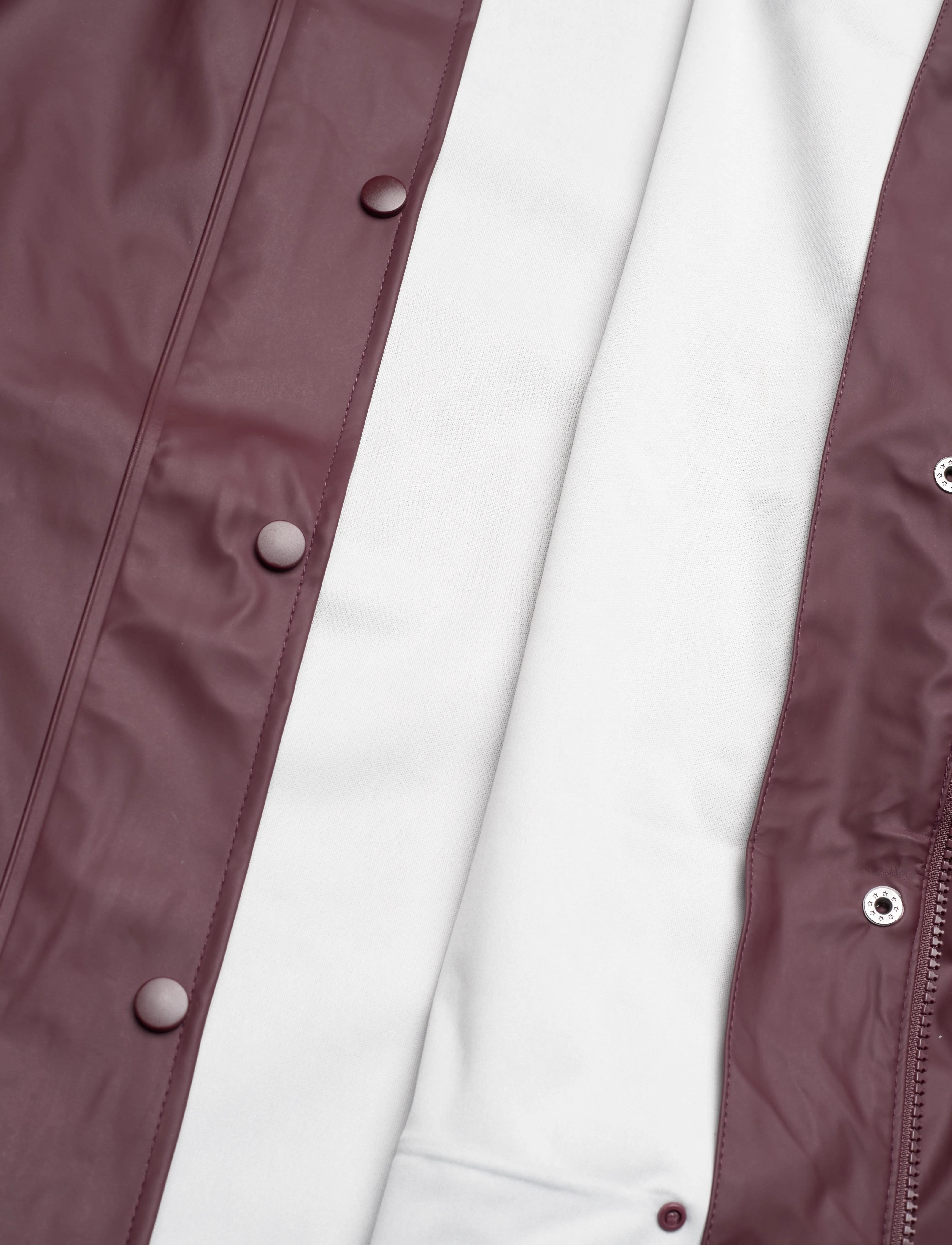 Exani - RAIN COAT W - jackets - burgundy - 4