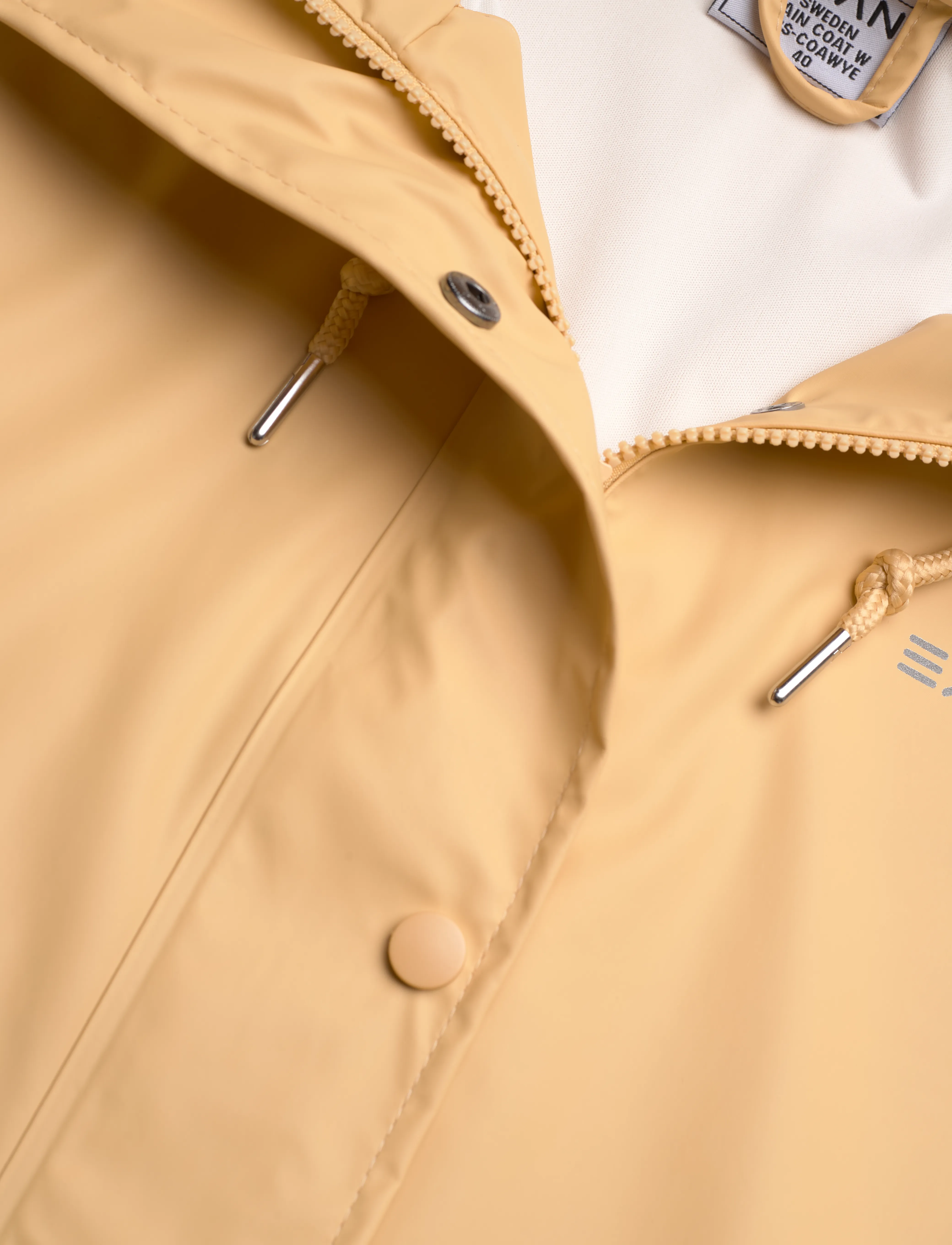 Exani - RAIN COAT W - lyhyet takit - yellow - 2