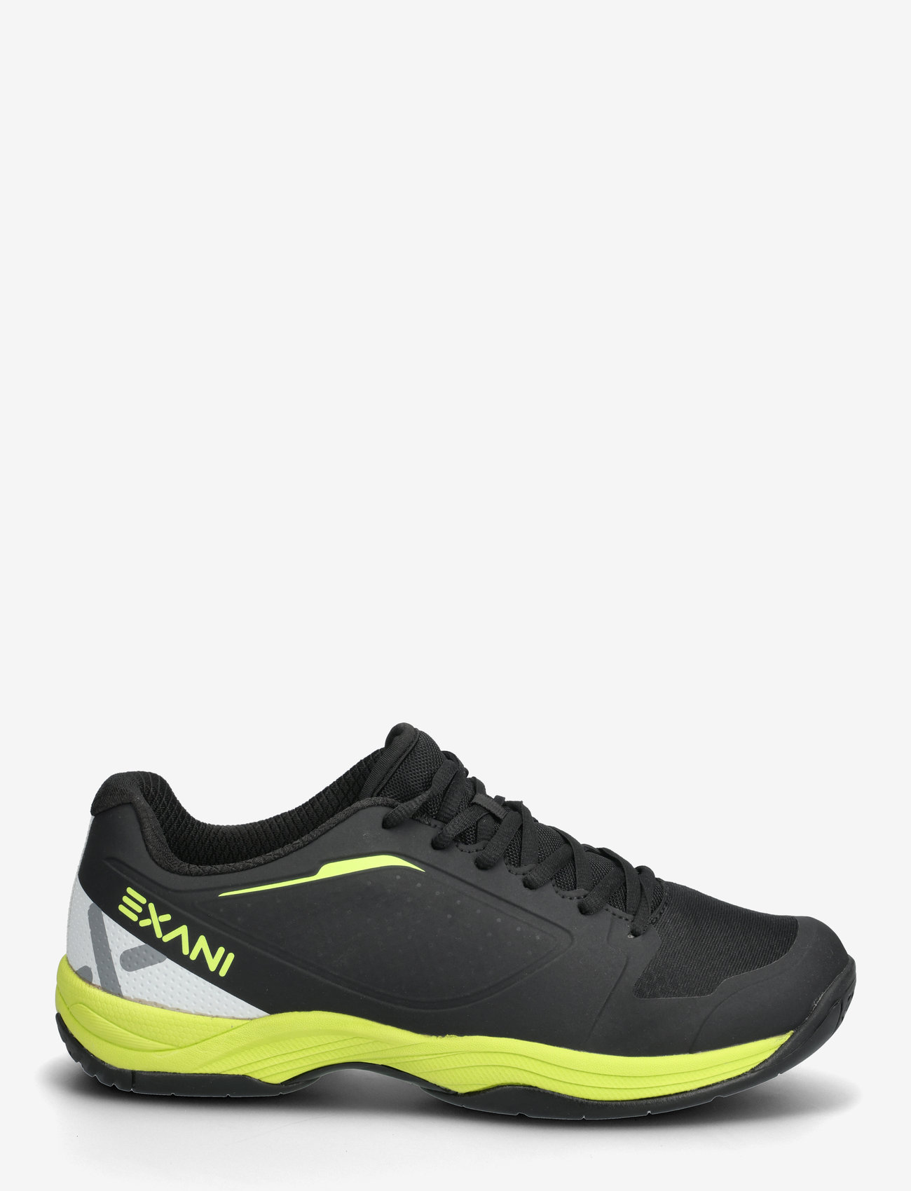 Exani - TEAM INDOOR M - låga sneakers - black/lime - 1