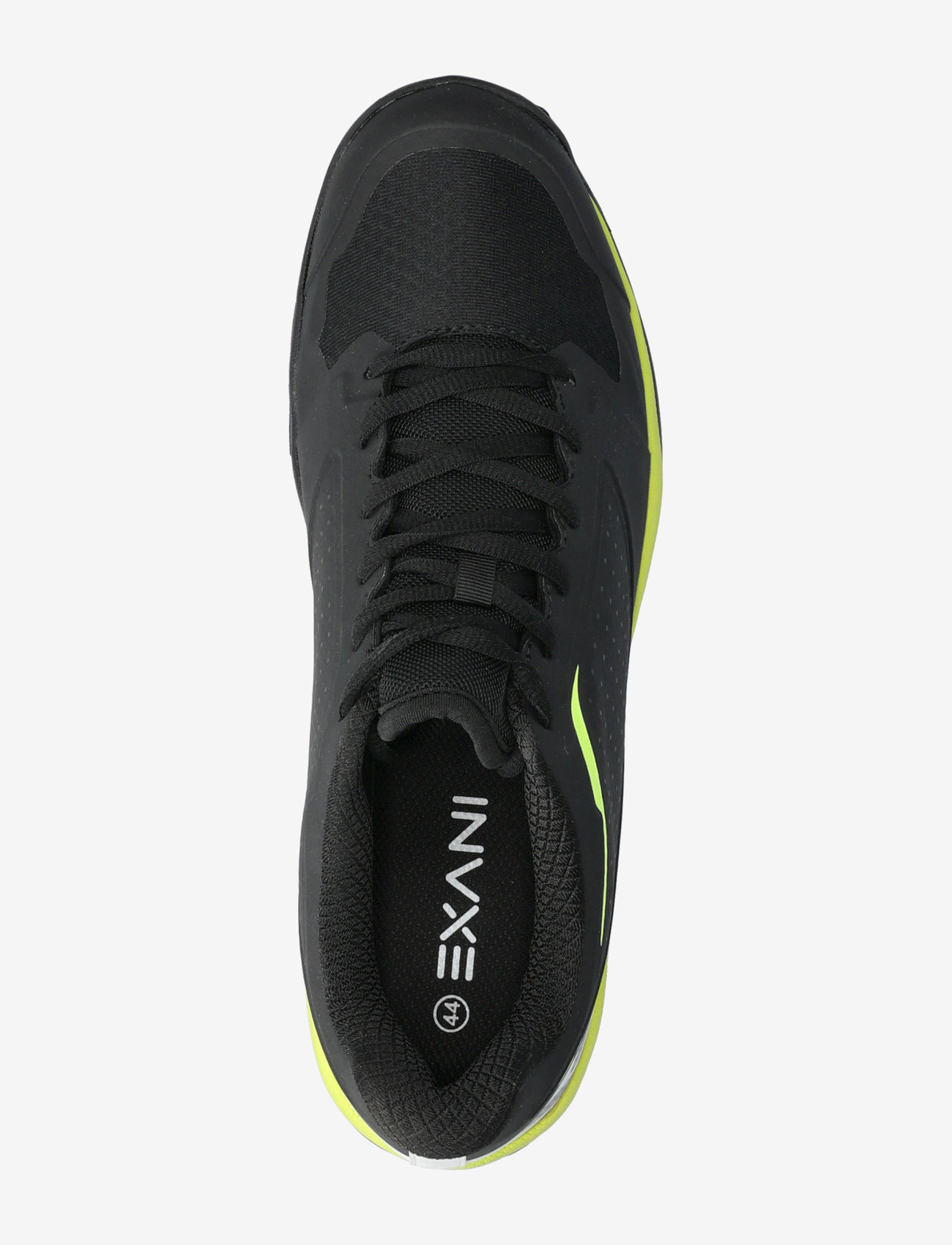 Exani - TEAM INDOOR M - låga sneakers - black/lime - 3