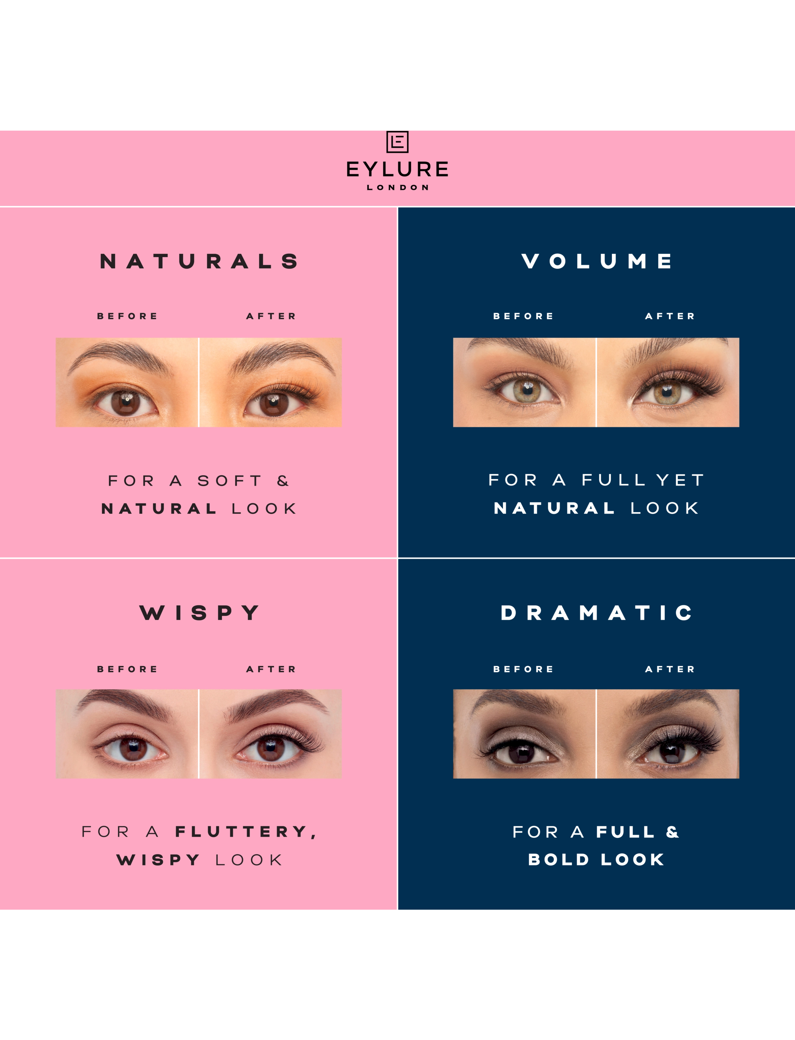 Eylure - Eylure False Lashes Volume No.109 - smink - black - 3
