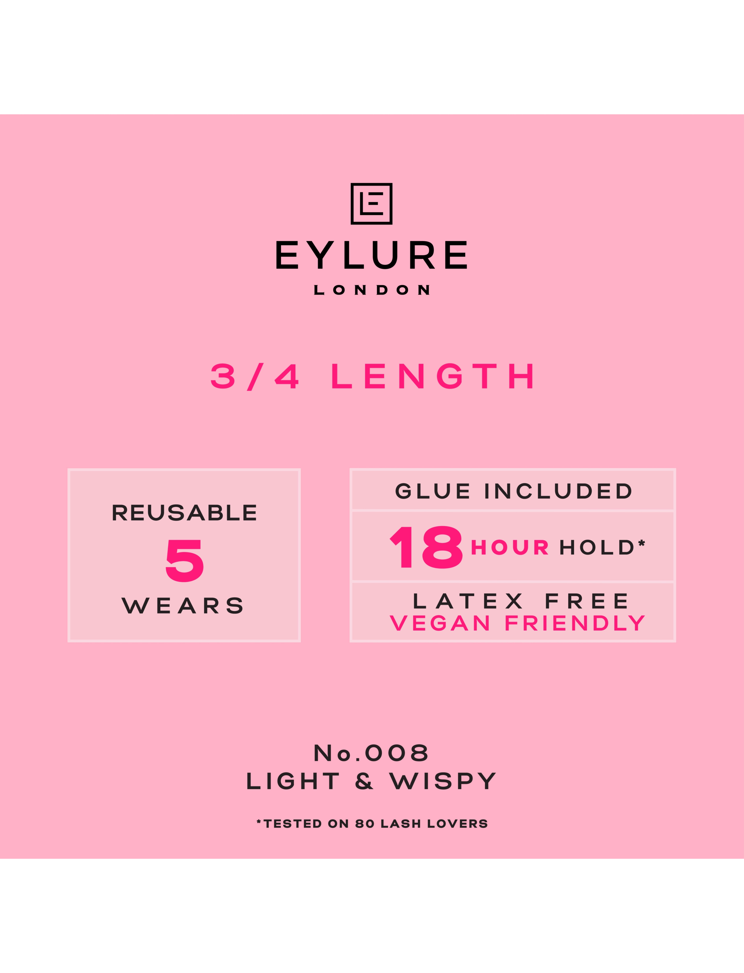 Eylure - ? Length 008 - clear - 3