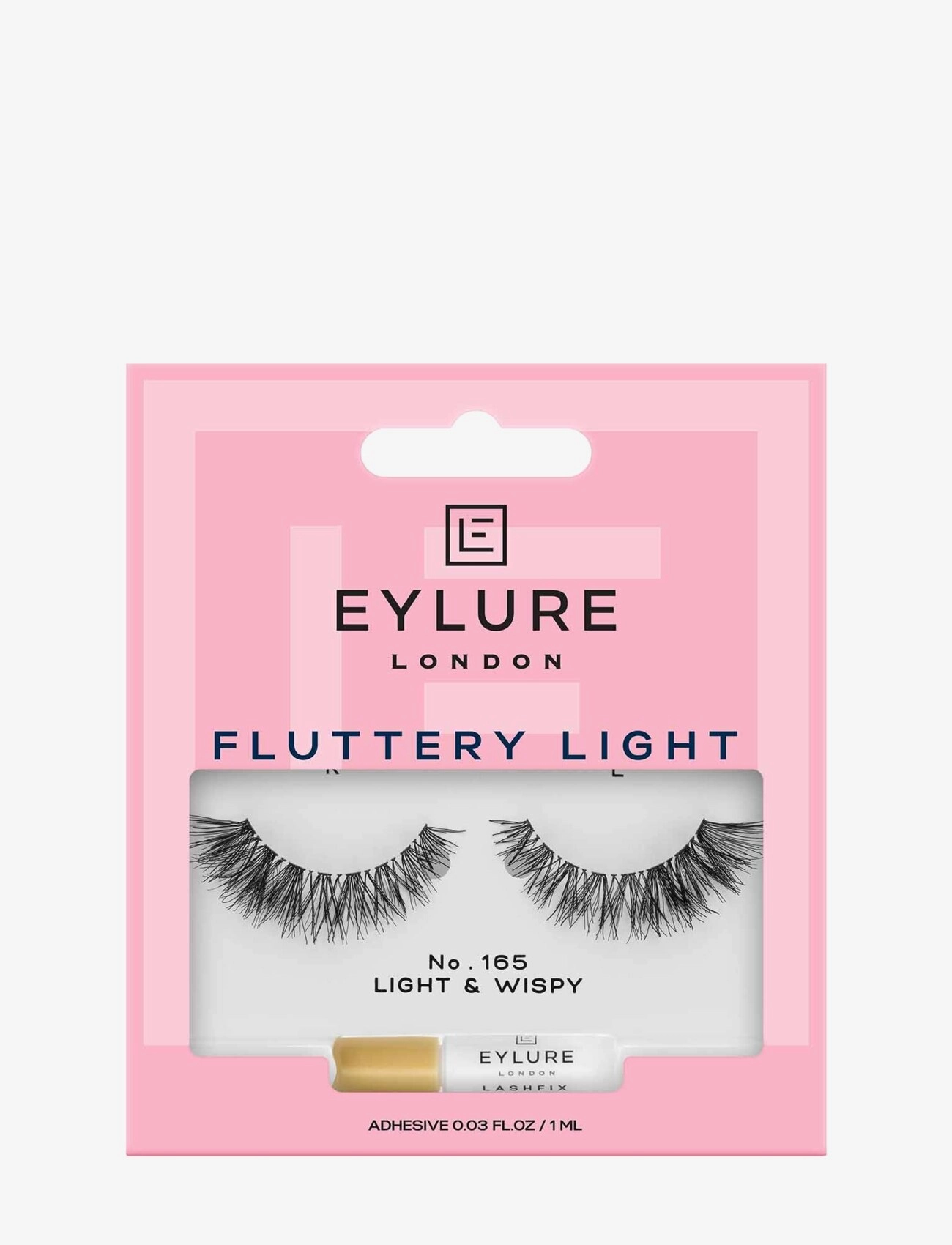 Eylure Fluttery Light & Wispy 165, Vippe, Sort, Str: 1 g