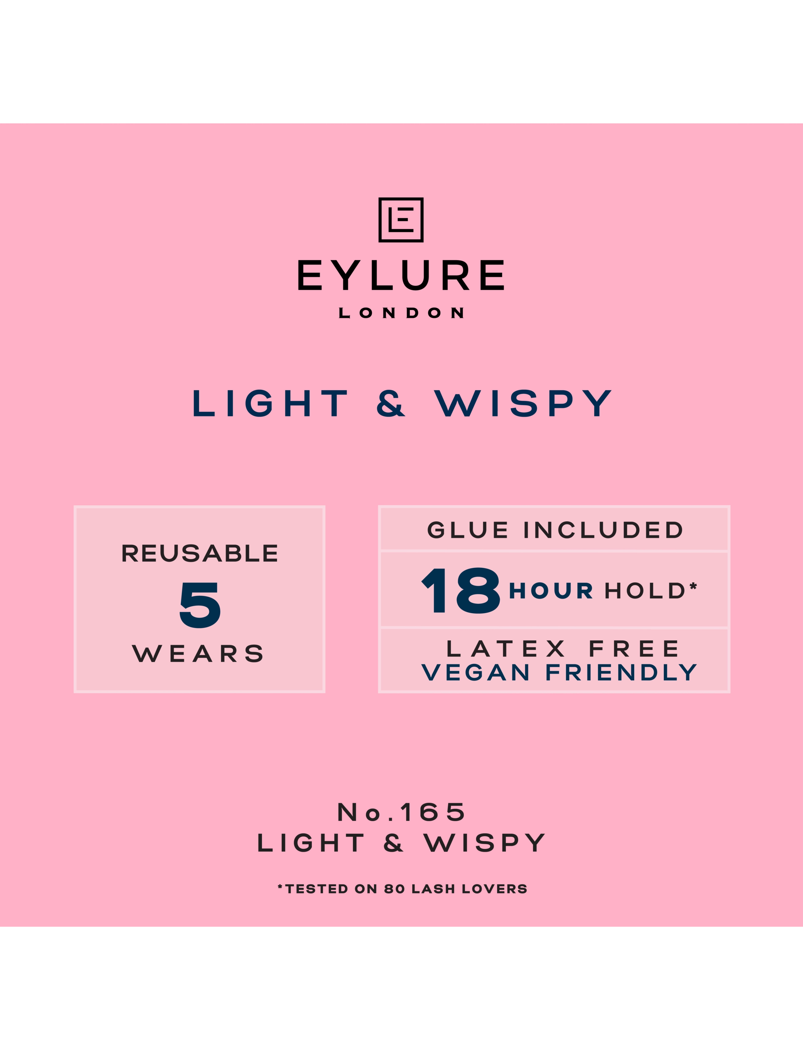 Eylure - Fluttery Light & Wispy 165 - clear - 4