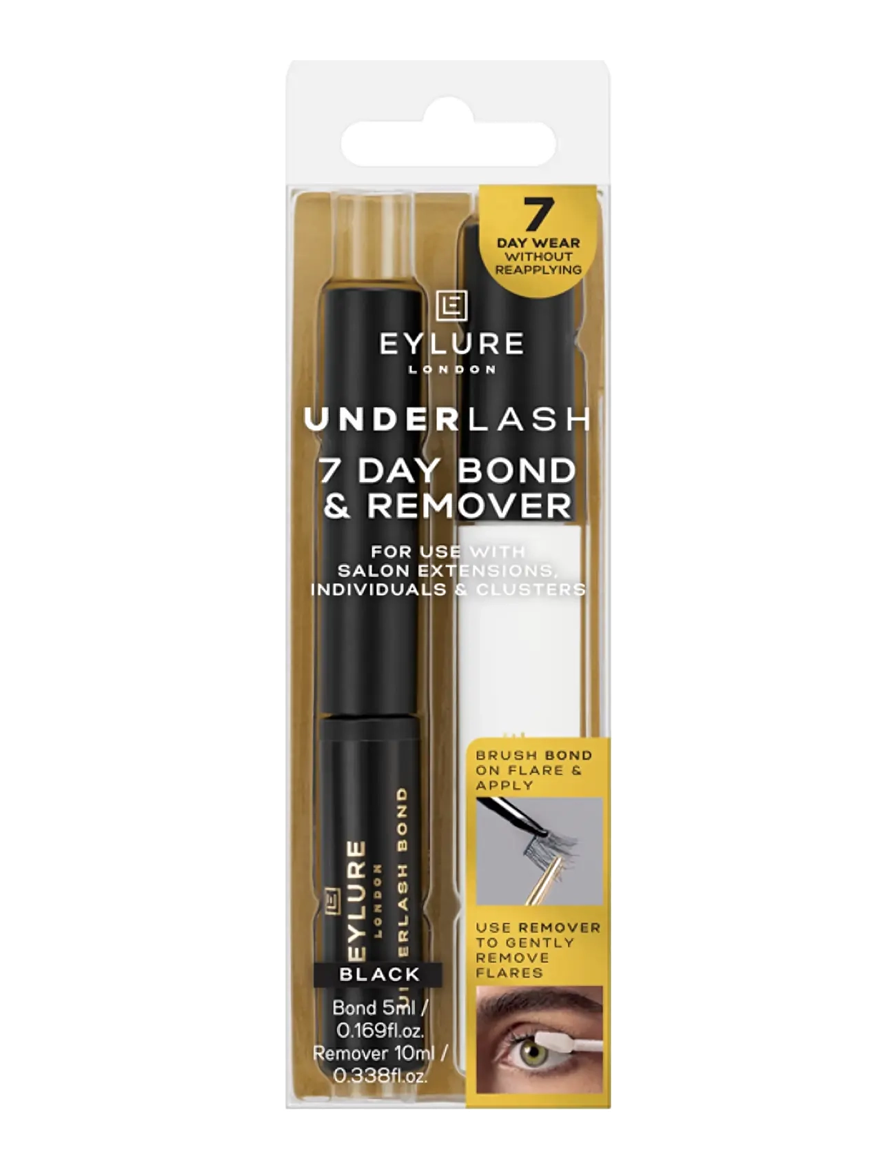 Eylure Eylure One Step Bond & Remover, One Size, Nude, Eyebrows > Eyebrow & Eyelash Color, Dame