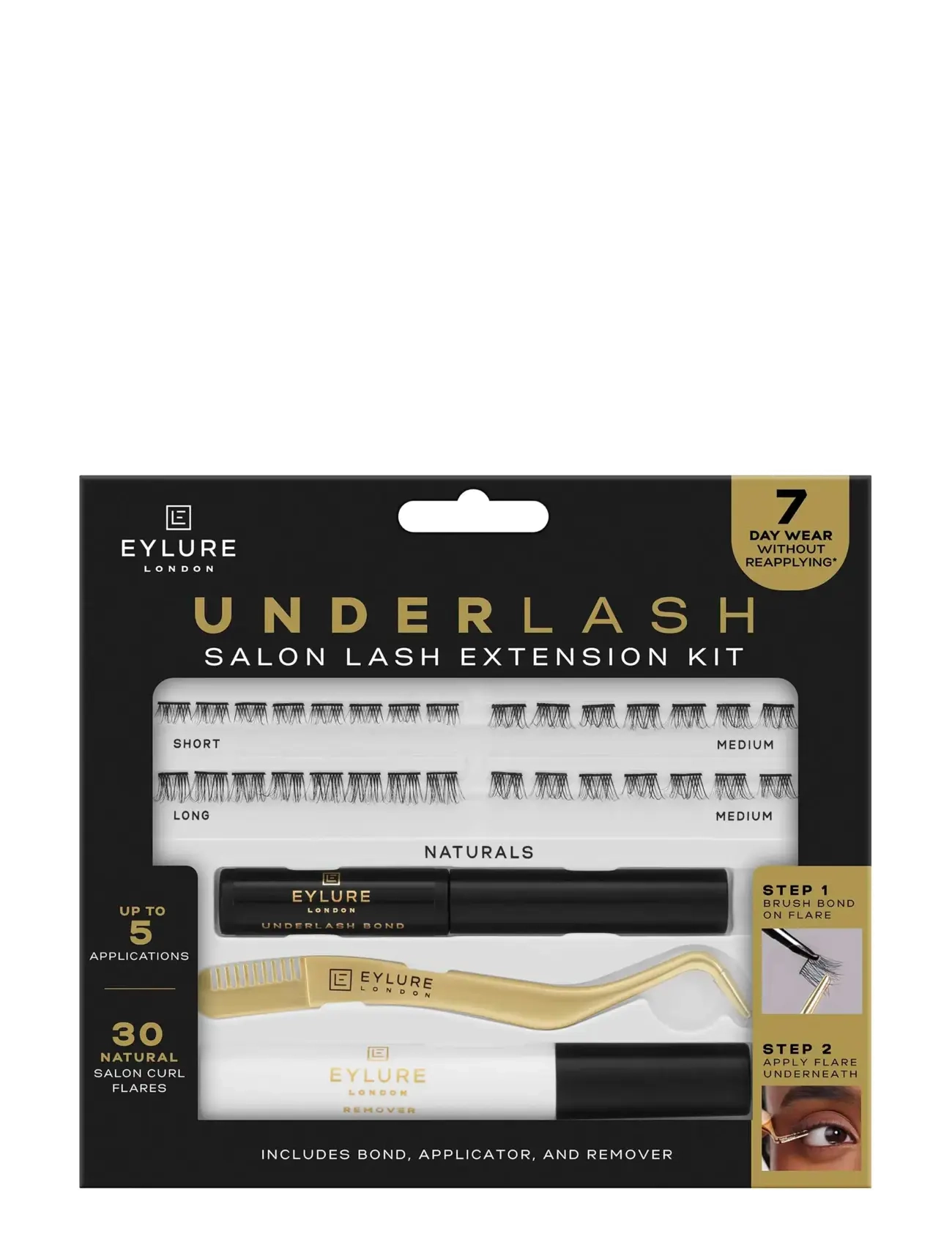 Eylure Eylure Underlash Natural Salon Curl Kit - Sminkverktyg & Tillbehör - NO COLOR / undefined