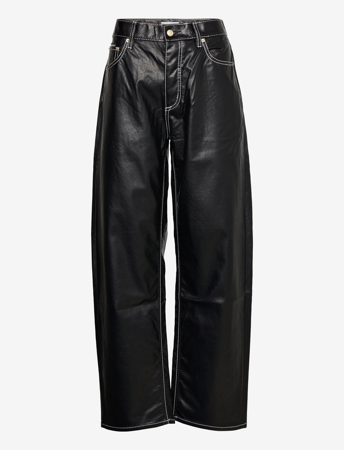 EYTYS Benz Vegan Leather Black Pantalons Boozt
