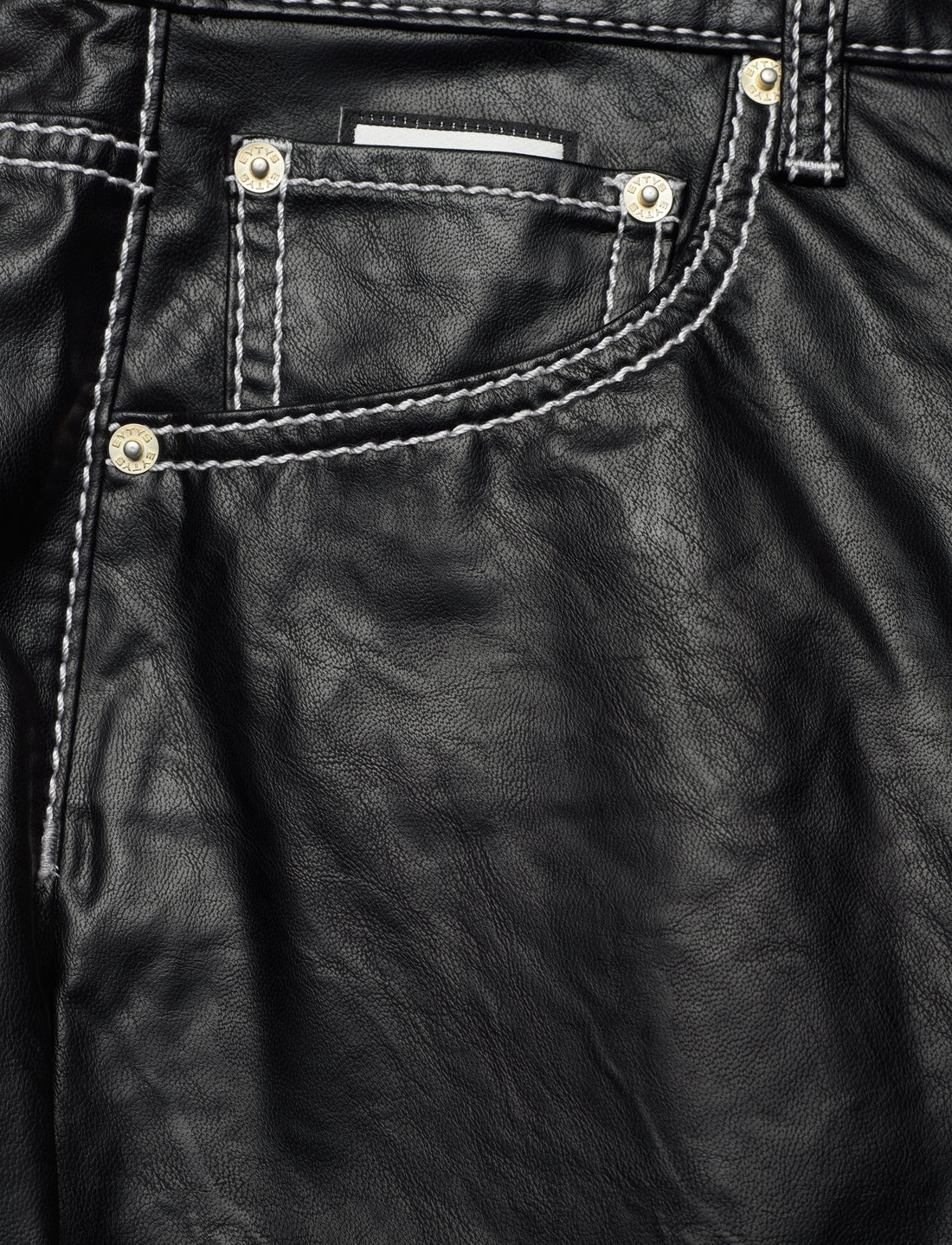 EYTYS Benz Vegan Leather Black Pantalons Boozt
