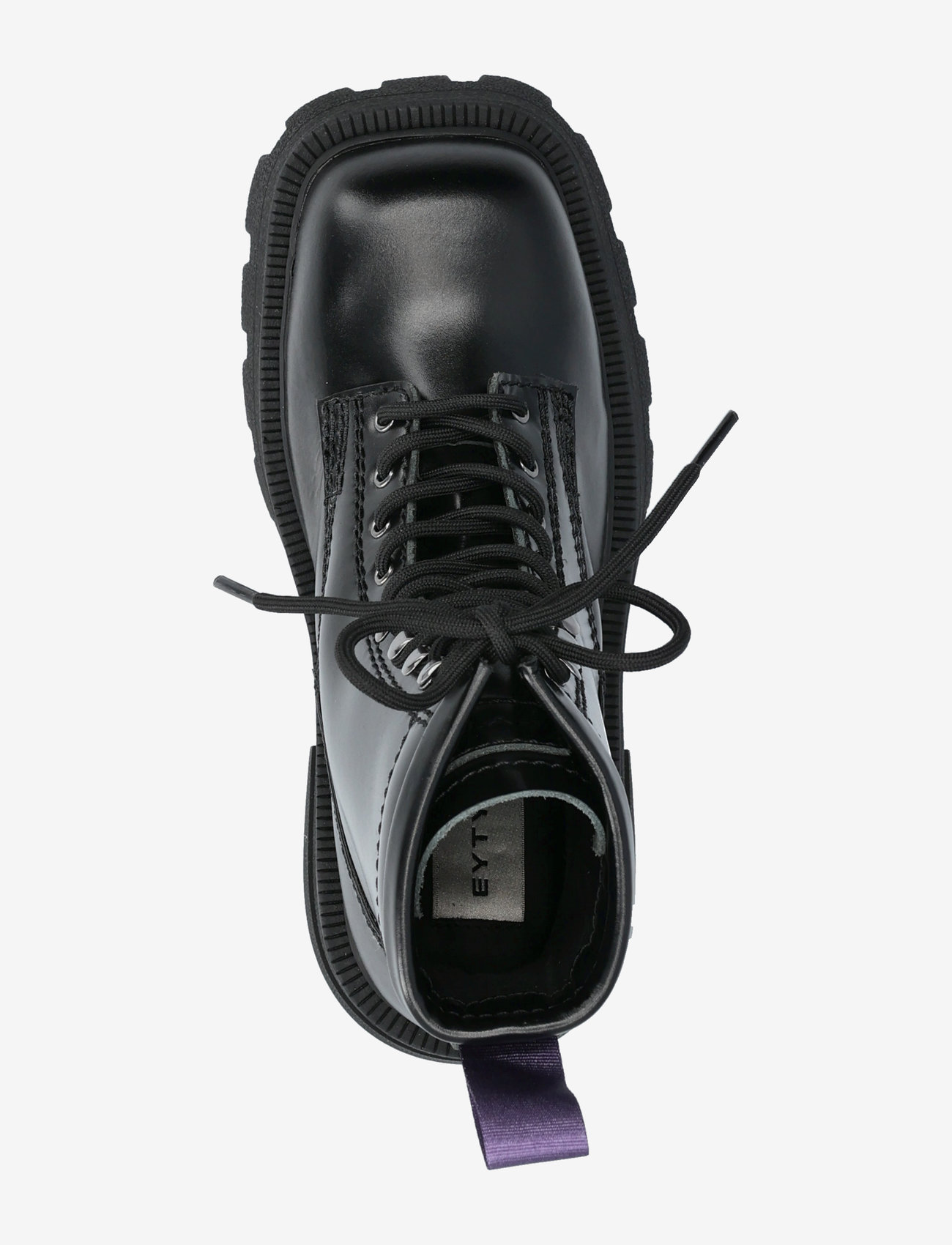 EYTYS Michigan Leather Black (EYTF014001) - Buty sznurowane