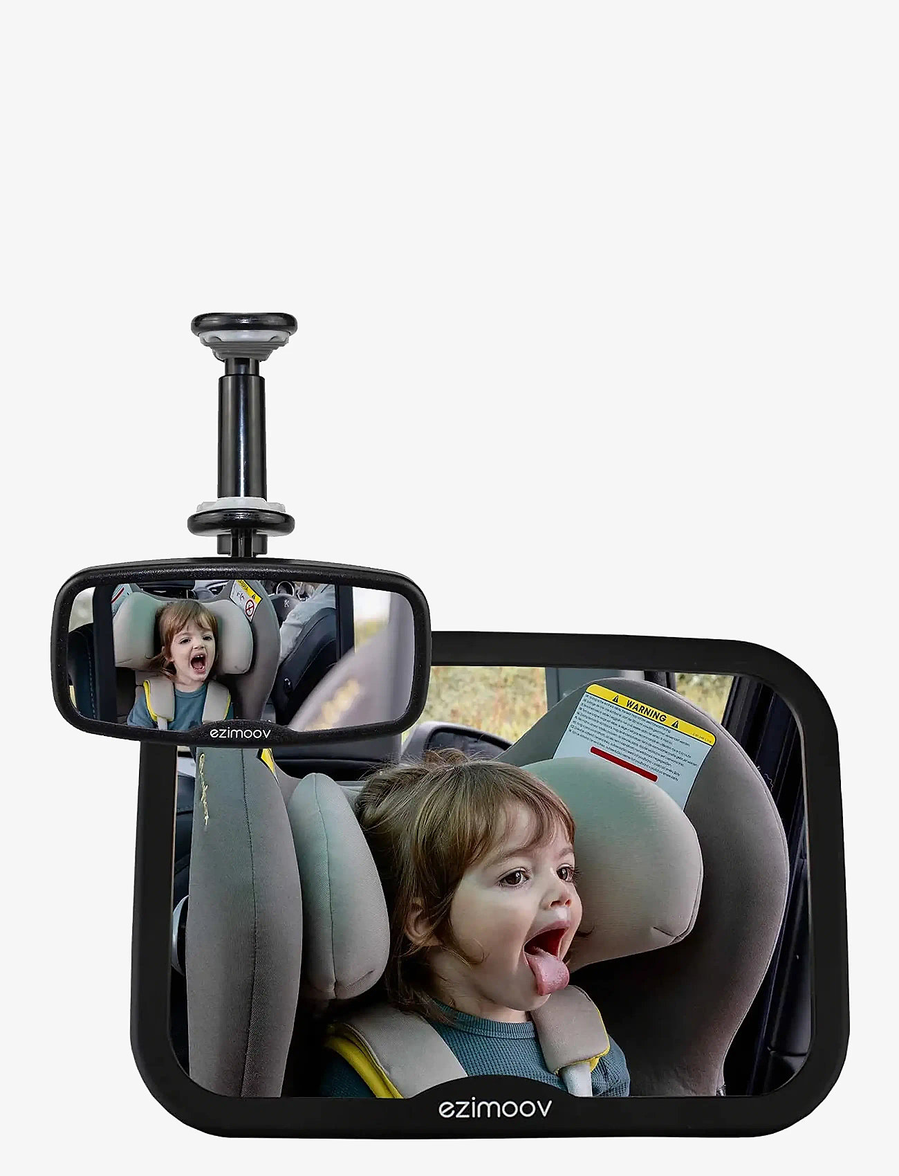 Ezimoov - Ezi Mirror Pack - rejser med baby - black - 0