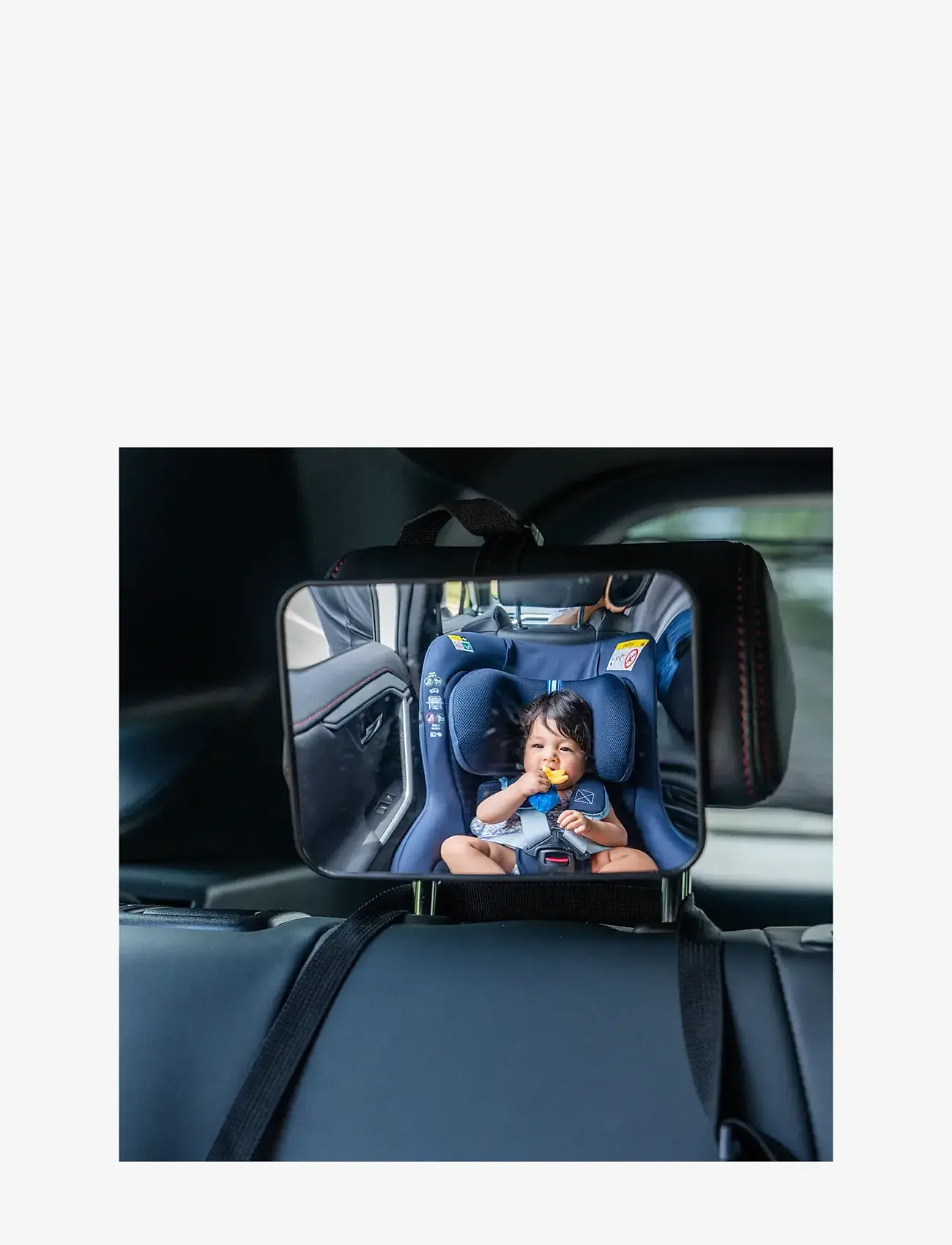 Ezimoov - Ezi Mirror Classic - vauvan turvallisuus - black - 2