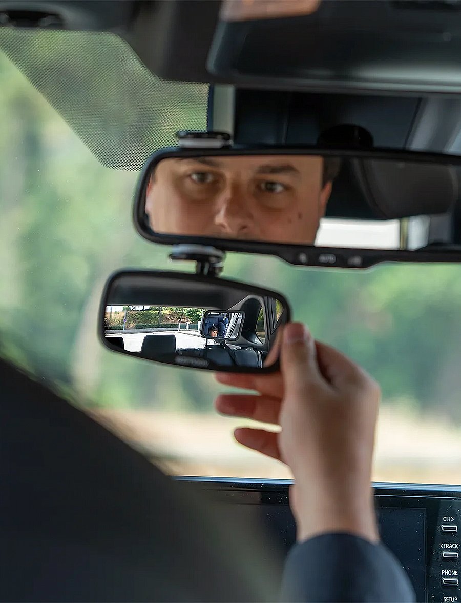 Ezimoov - Ezi Mirror Clip Front - fylgihlutir - black - 5