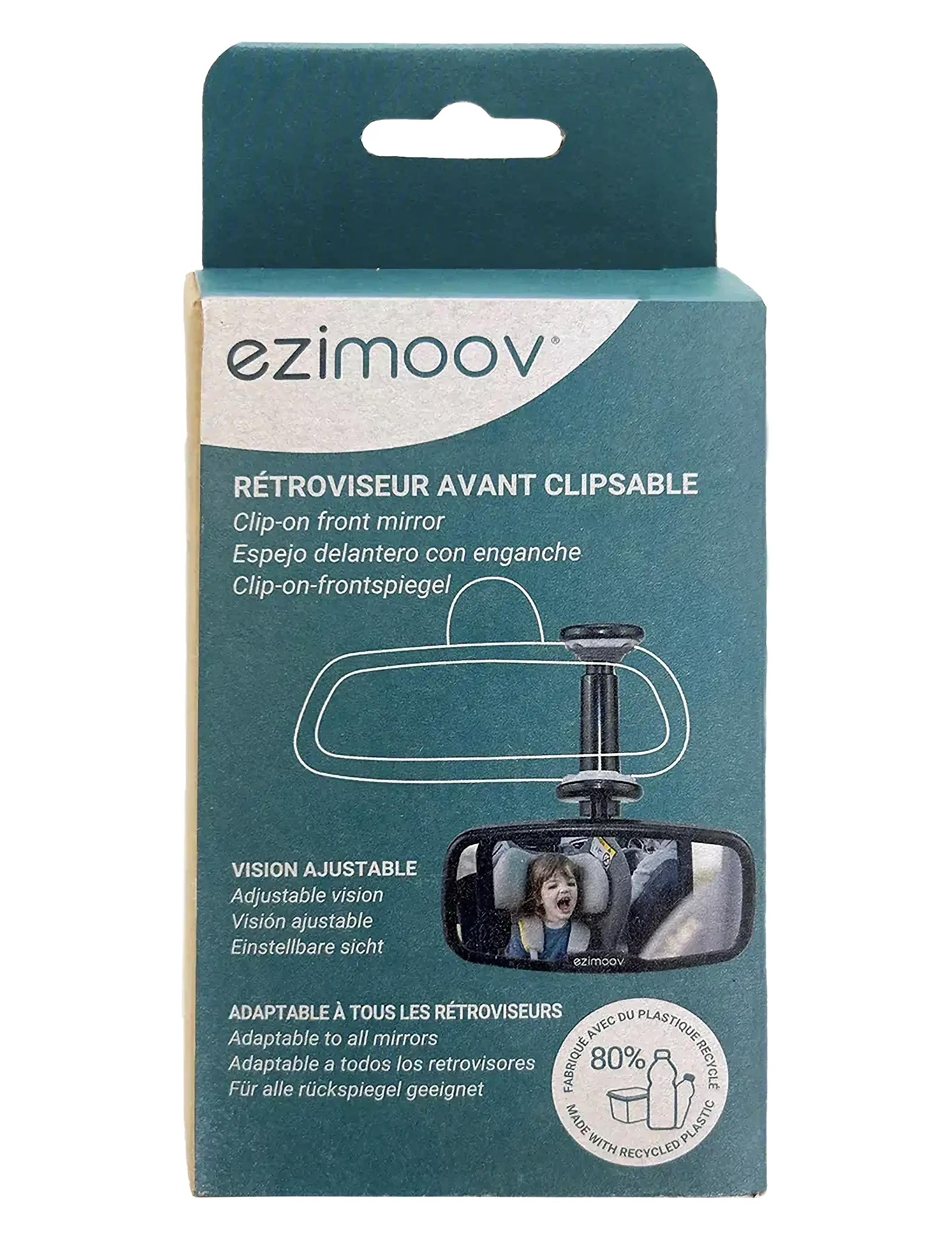 Ezimoov - Ezi Mirror Clip Front - fylgihlutir - black - 3