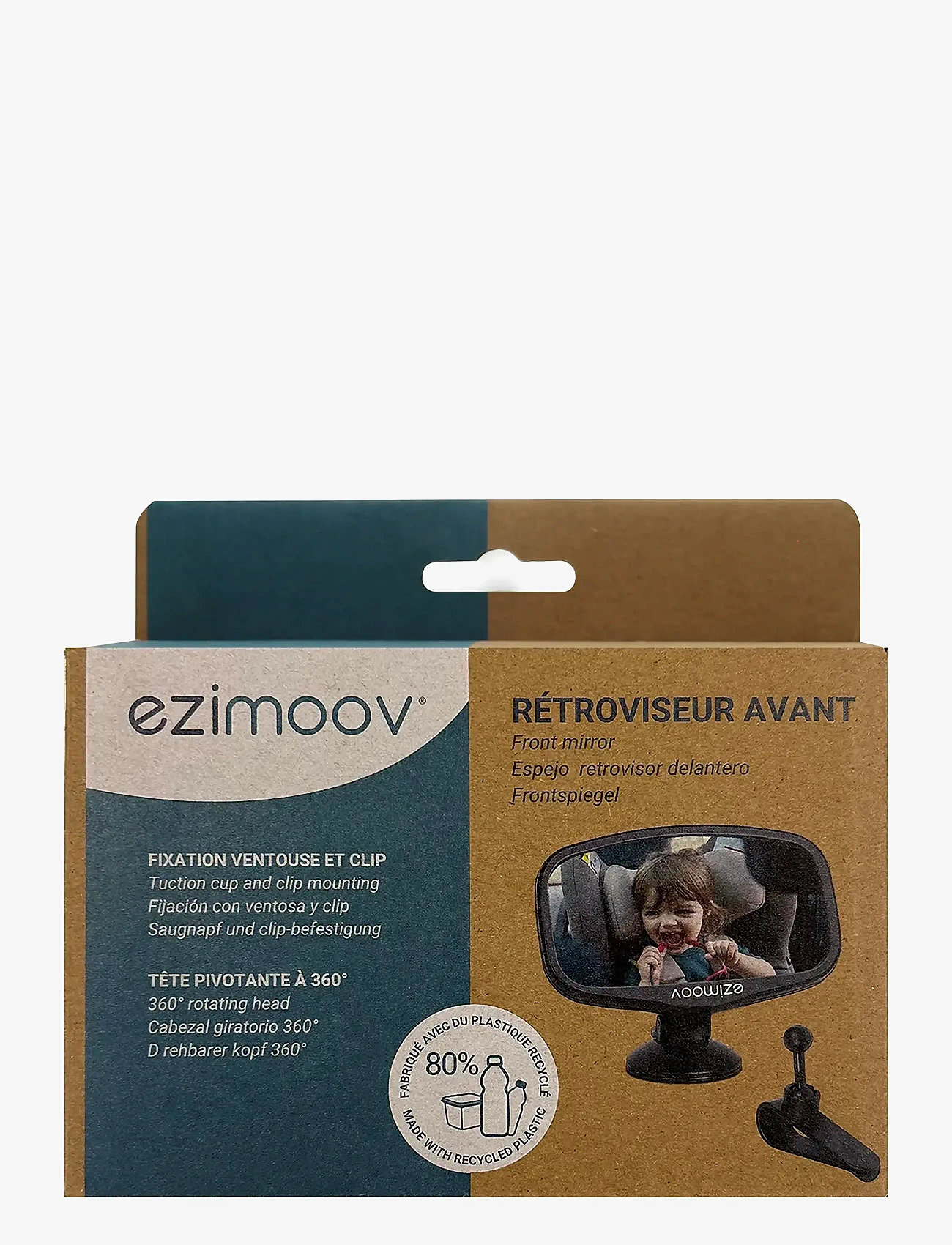 Ezimoov - Ezi Mirror Mini Front - baby pram & travel - black - 5