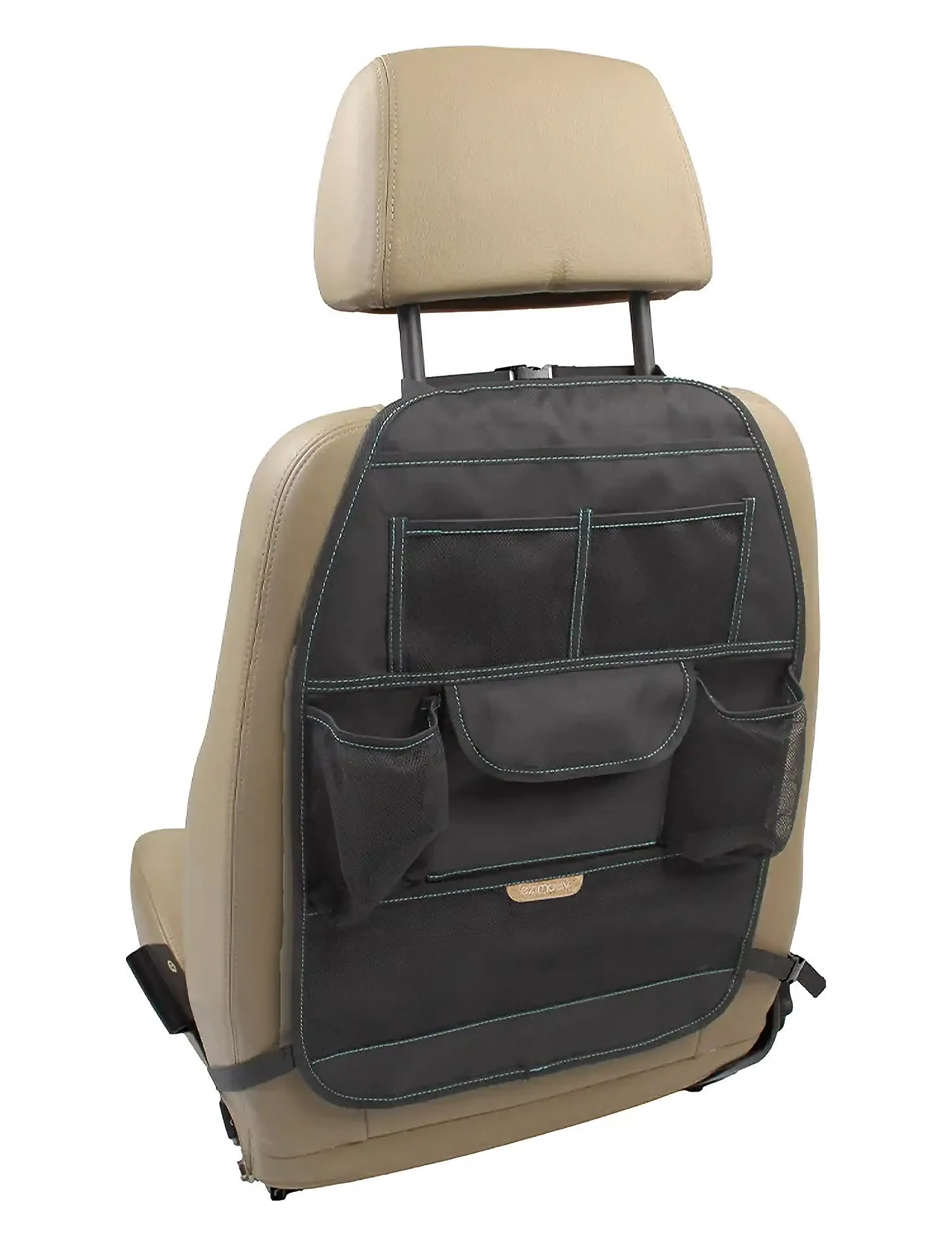 Ezimoov Ezi Travel Organizer Plus, Børn, Bilsæde Organizer, Sort, Str: ONE SIZE