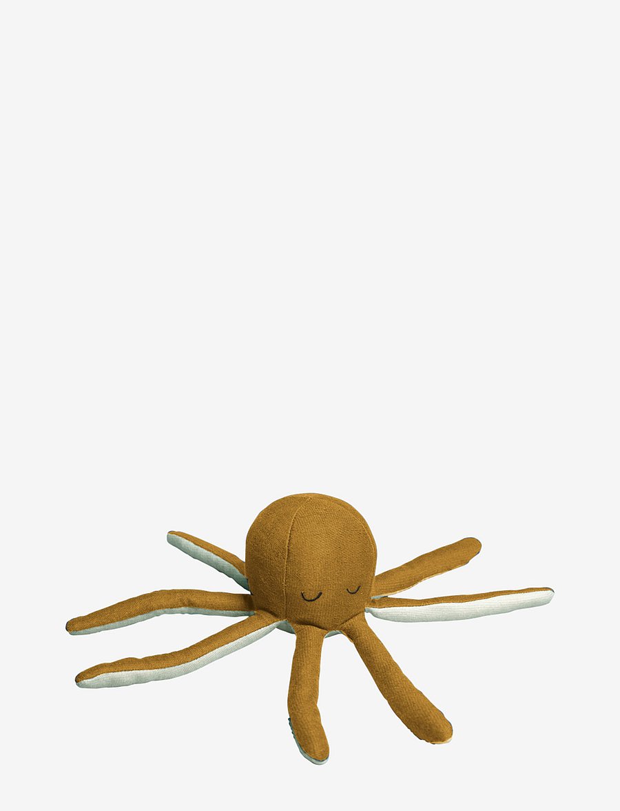 Fabelab - Rattle - Octopus - Ochre / Beach Gr - kõristid - ochre - 1
