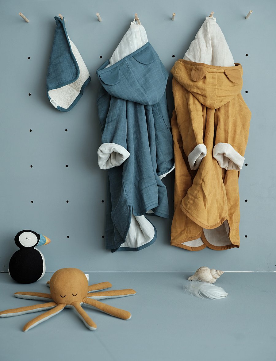 Fabelab - Rattle - Octopus - Ochre / Beach Gr - kõristid - ochre - 0