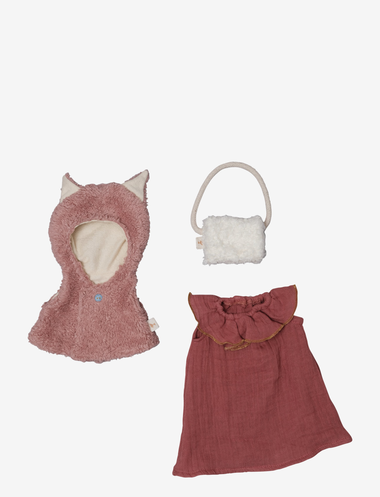 Fabelab Doll Clothes set - Fox cape - Legetøj - MULTI / red