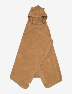 Hooded Junior Towel - Bear - Ochre, Fabelab