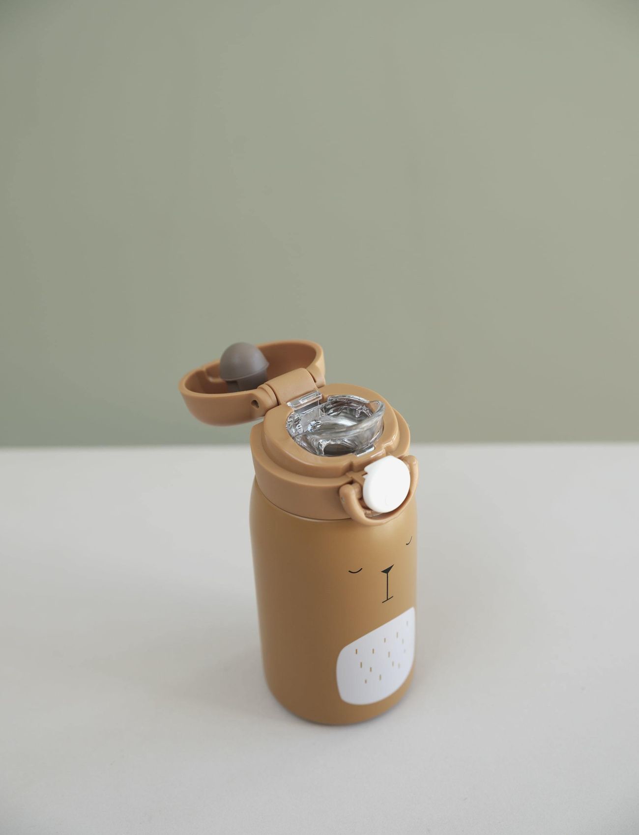 Fabelab - Water bottle - Small - Bear - Ochre - wasserflaschen - ochre - 3