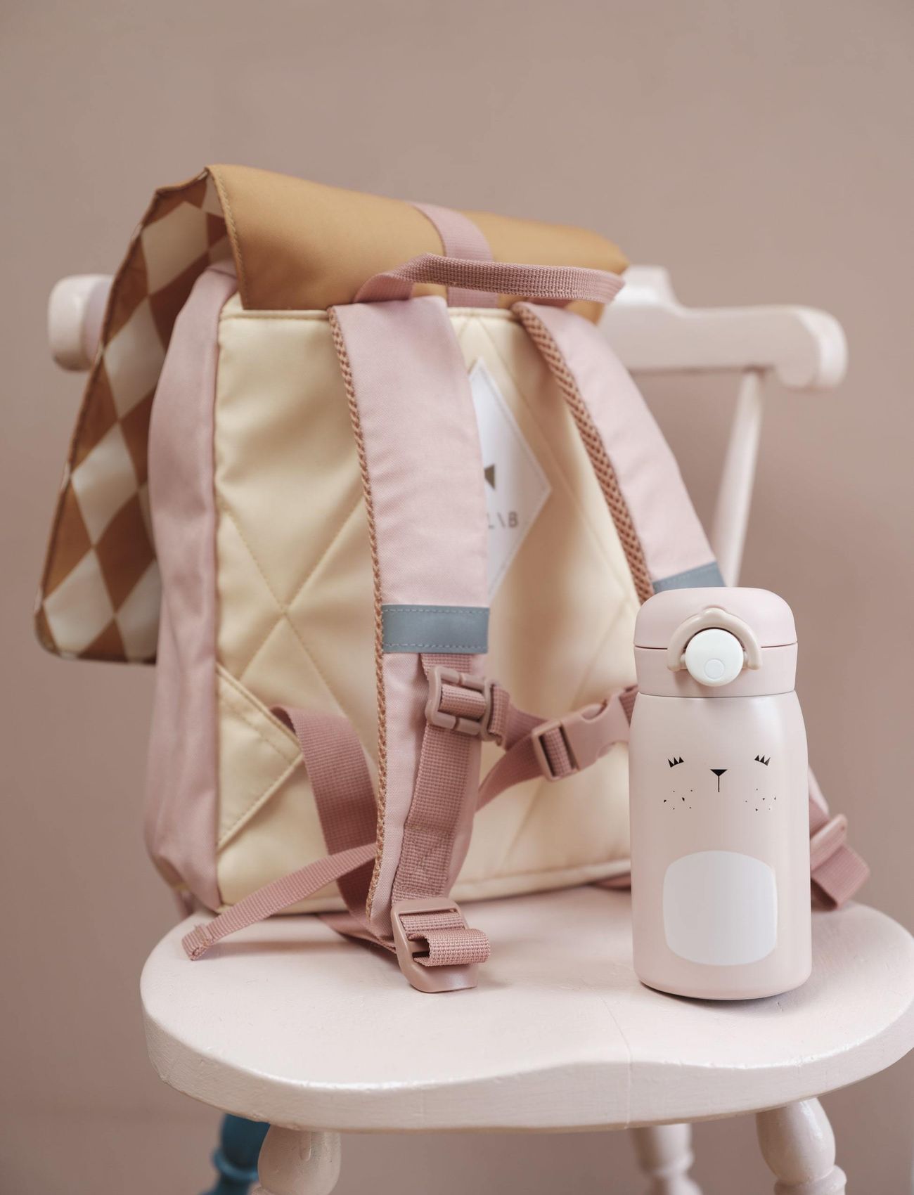 Fabelab - Water bottle - Bunny - Small - Old Rose - Ūdens pudeles - old rose - 3