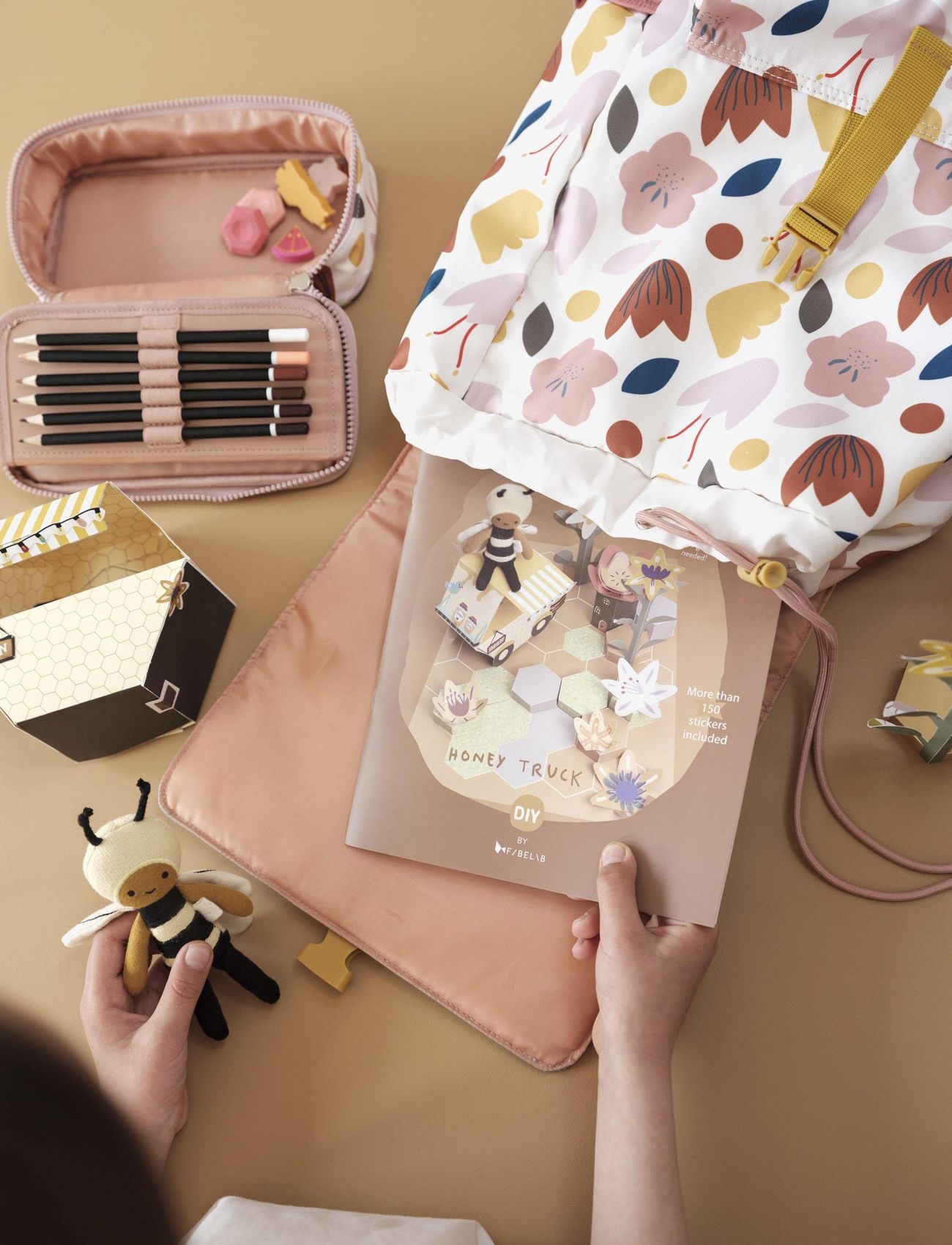 Fabelab - Backpack - Large - Flower - multi flower pri - 5