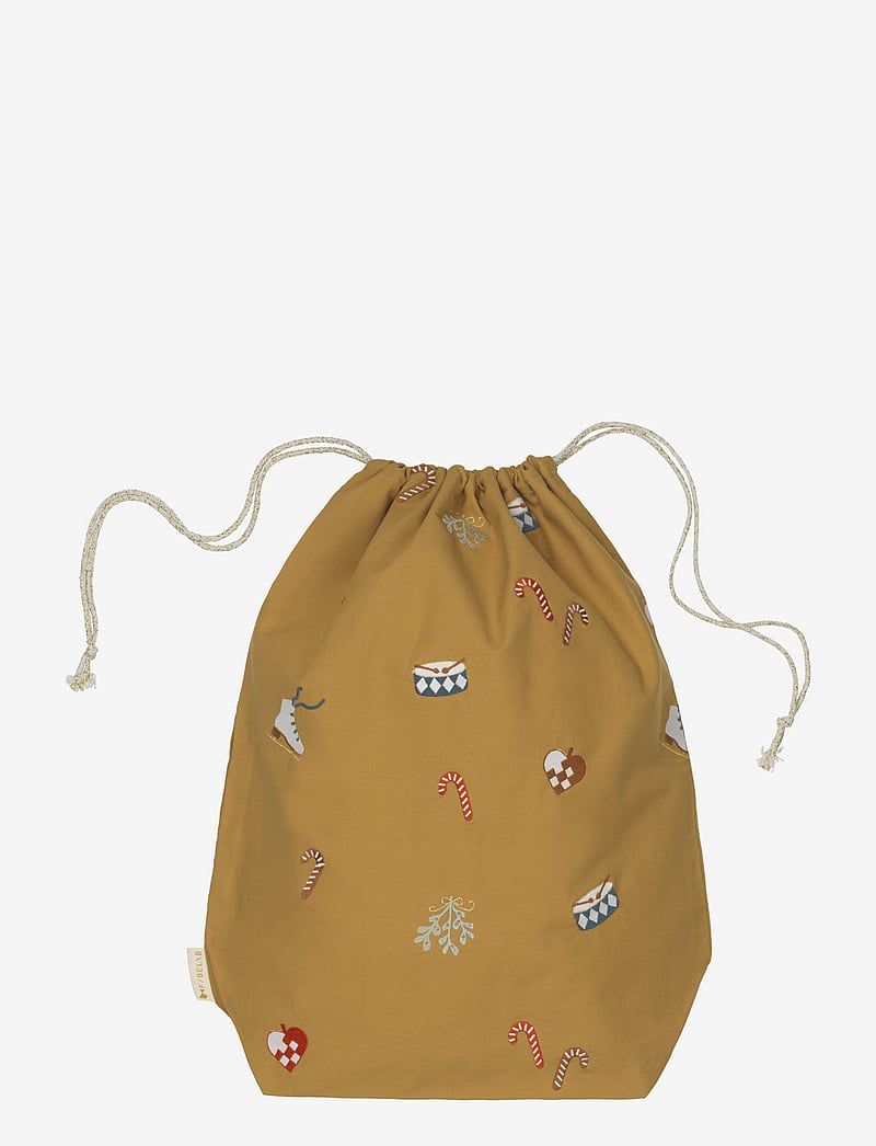 Fabelab - Christmas Sack - Nostalgia embroide - ochre - 0