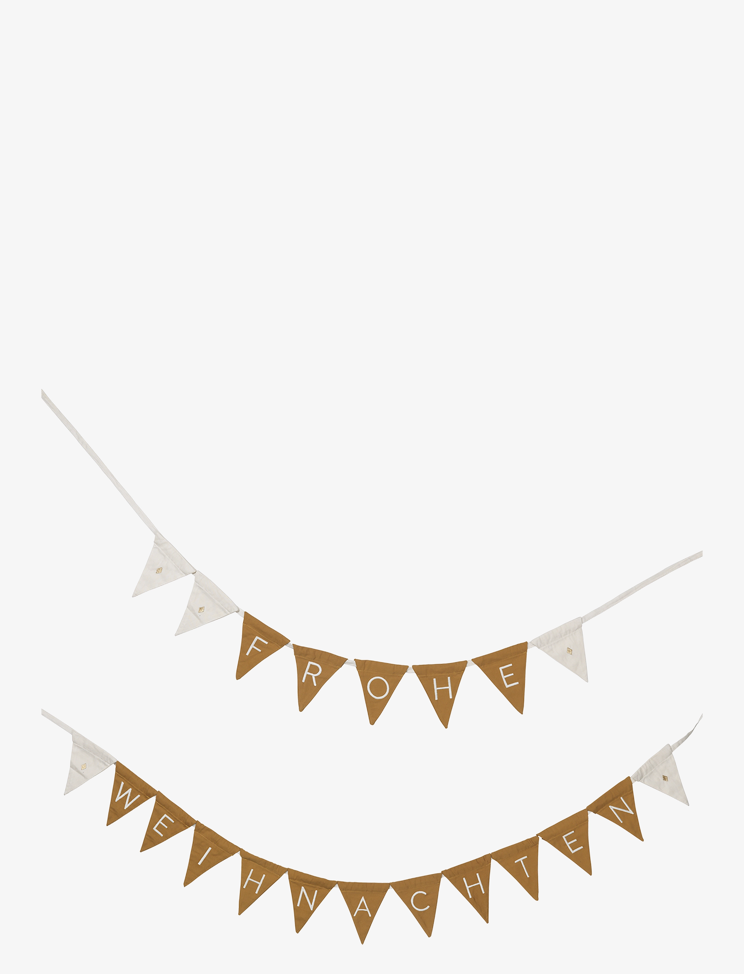 FABELAB Garland - Christmas German Braun - 12CM/GERMAN - Unisex