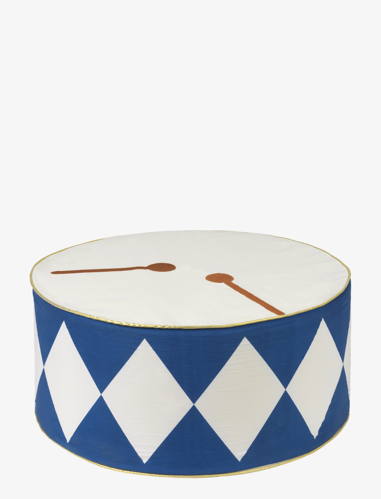 Fabelab Christmas cushion - Drum - Regal Blue - Ilupadjad - NATURAL, REGAL B / multi