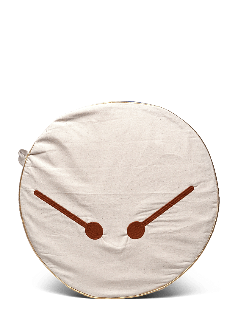 Fabelab - Christmas cushion - Drum - Regal Blue - throw pillows - natural, regal b - 2