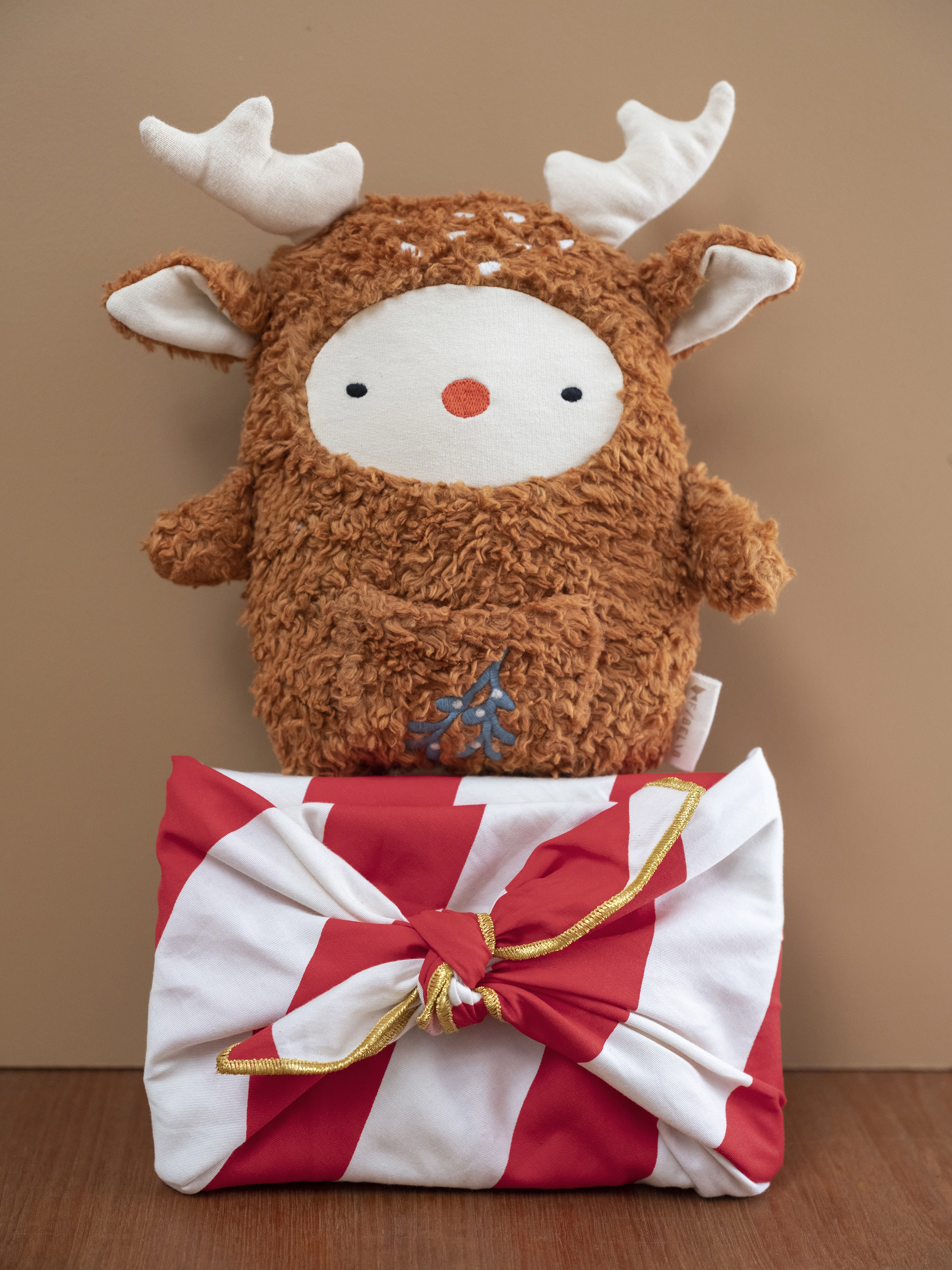 Fabelab Fabbie Reindeer, 20 cm, Brown, Soft Legetøj > Stuffed Animals, Børn