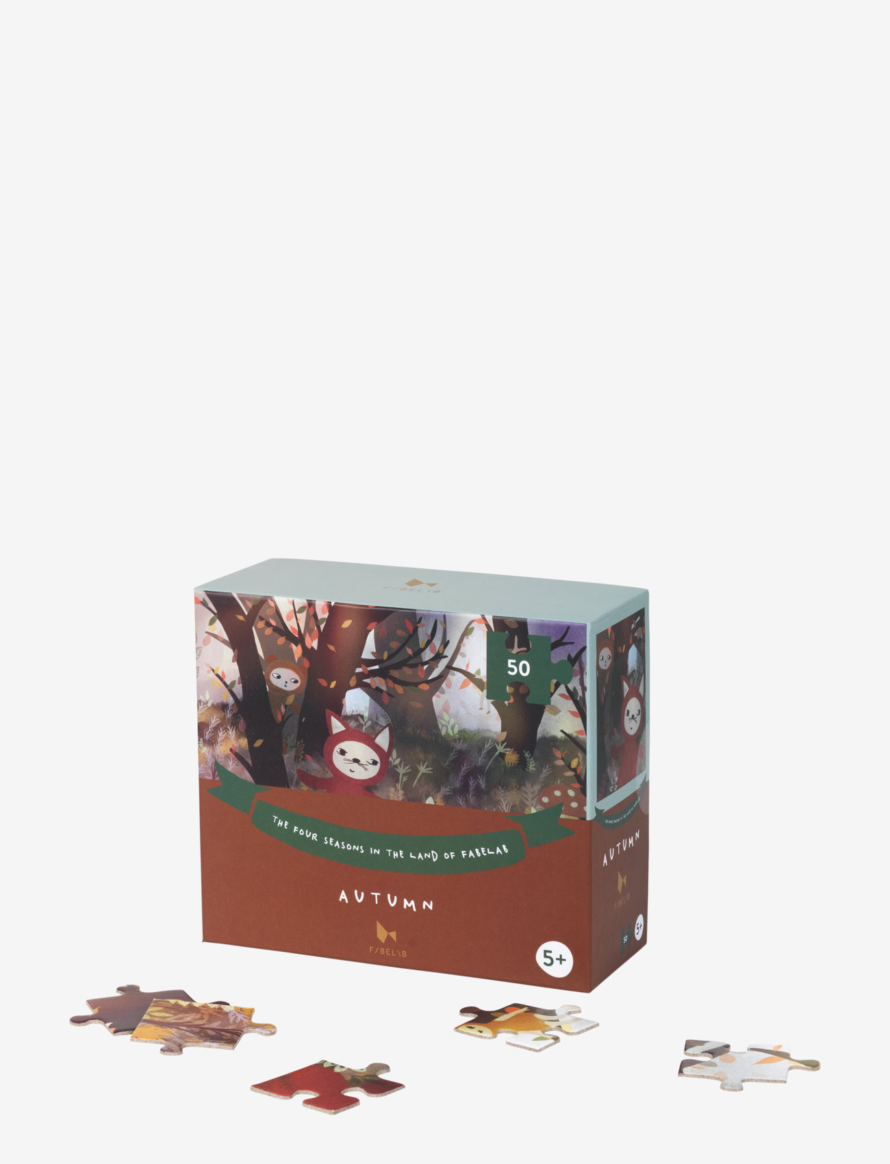 Fabelab Puzzle 50 pcs. - Autumn - Last chance - PRINT / multi