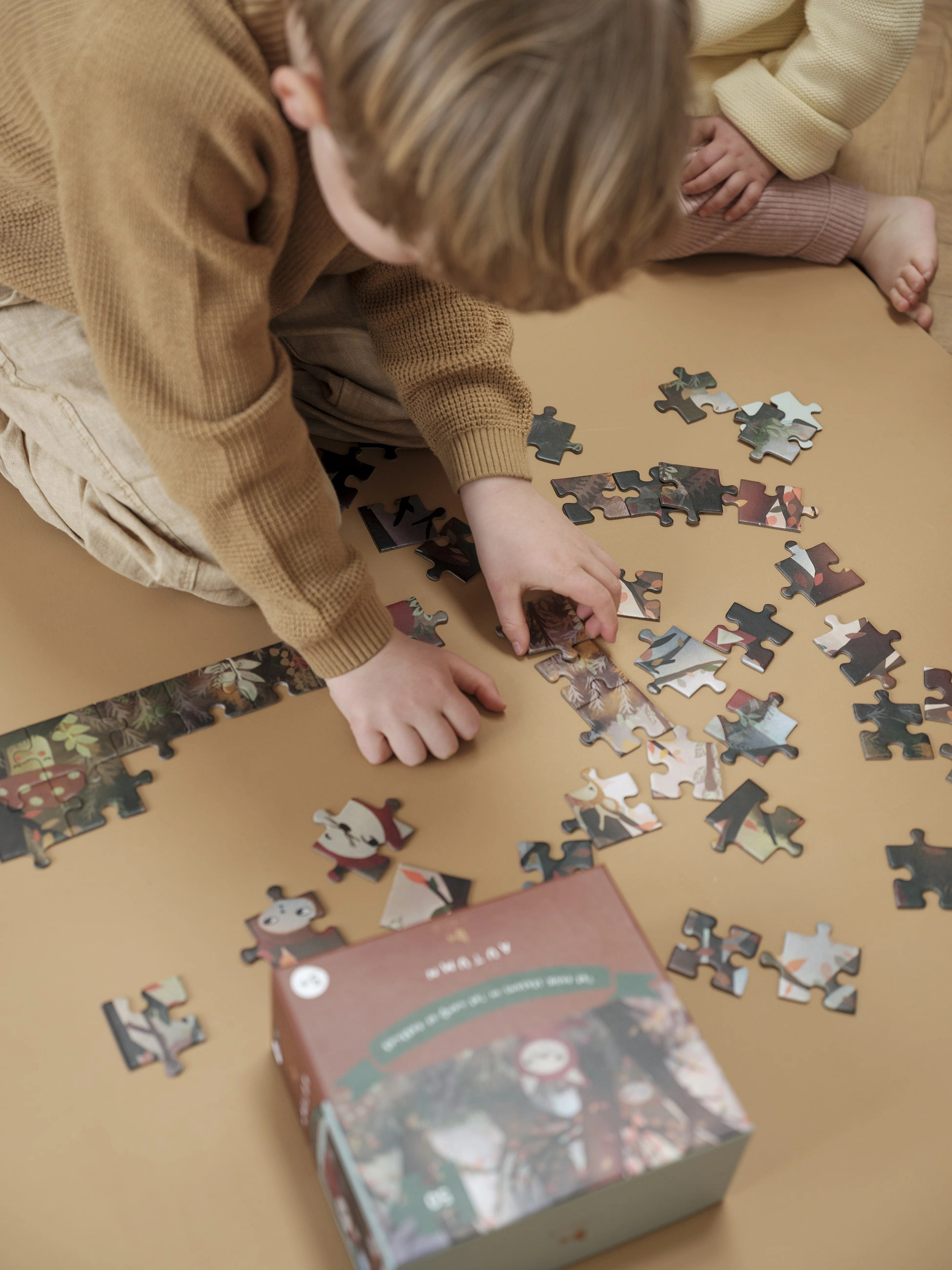 Fabelab Puzzle 50 Pcs. Autumn, 40X20 cm, Puzzles, Mehrfarbig/gemustert - Classic Kinder