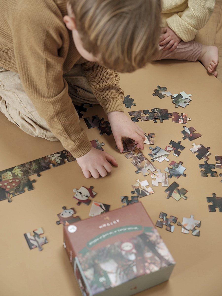 Fabelab - Puzzle 50 pcs. - Autumn - klassische puzzles - print - 0